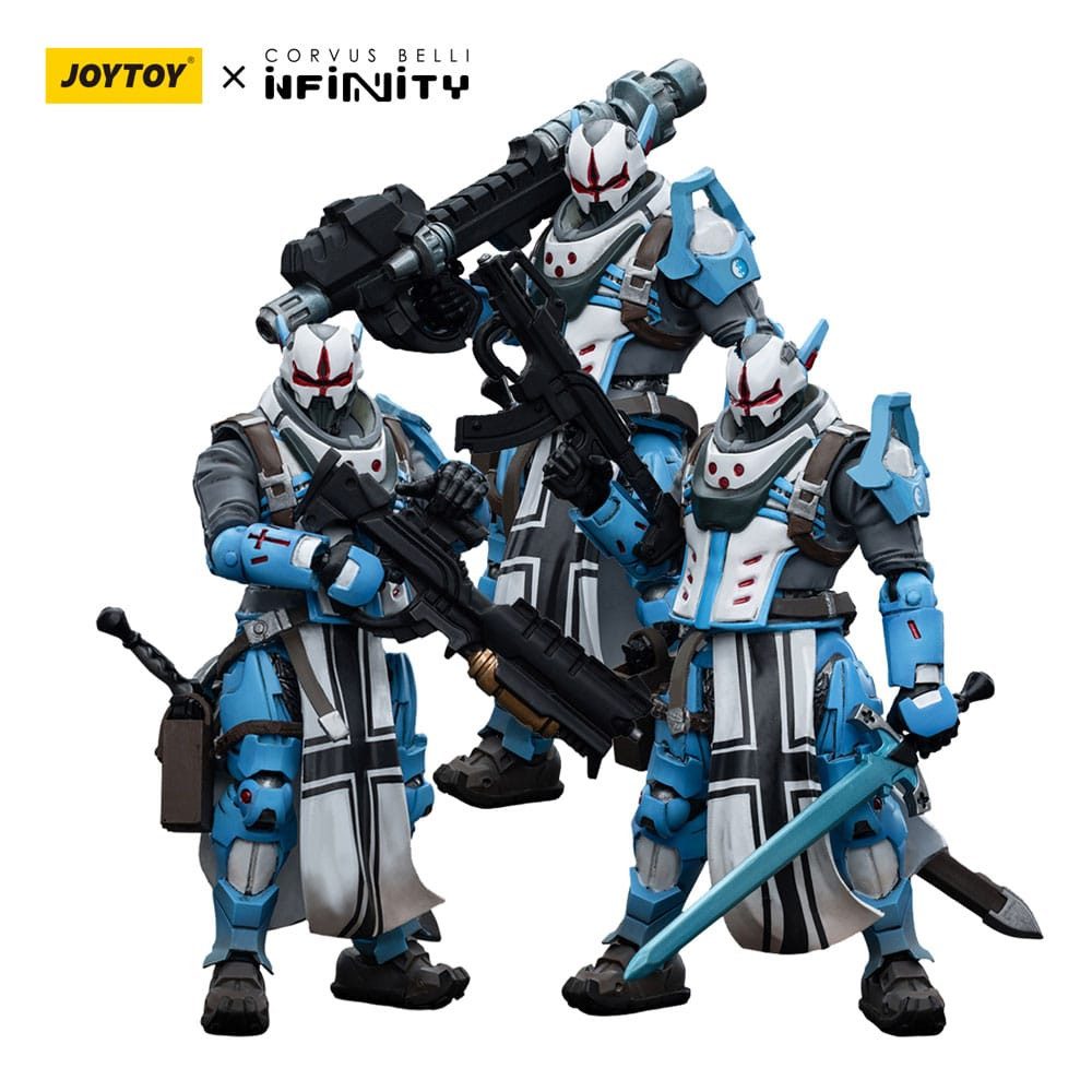 Joytoy (CN) Actionfigur Joy Toy Infinity PanOceania Teutonic Knights Actionfiguren 3-Pack