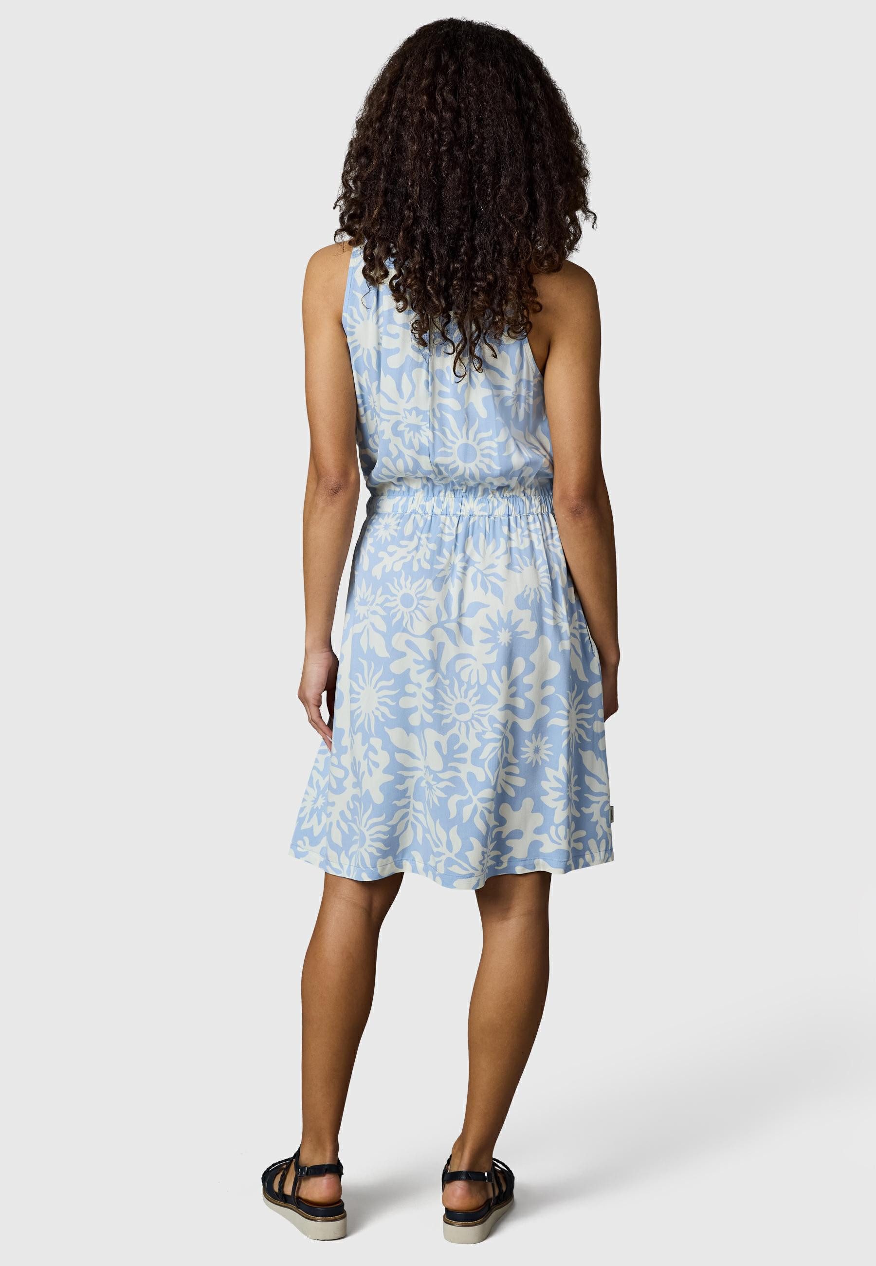 Ragwear Blusenkleid Sanai Print YOUMODO Sommerkleid mit Schnürung und modischem Print