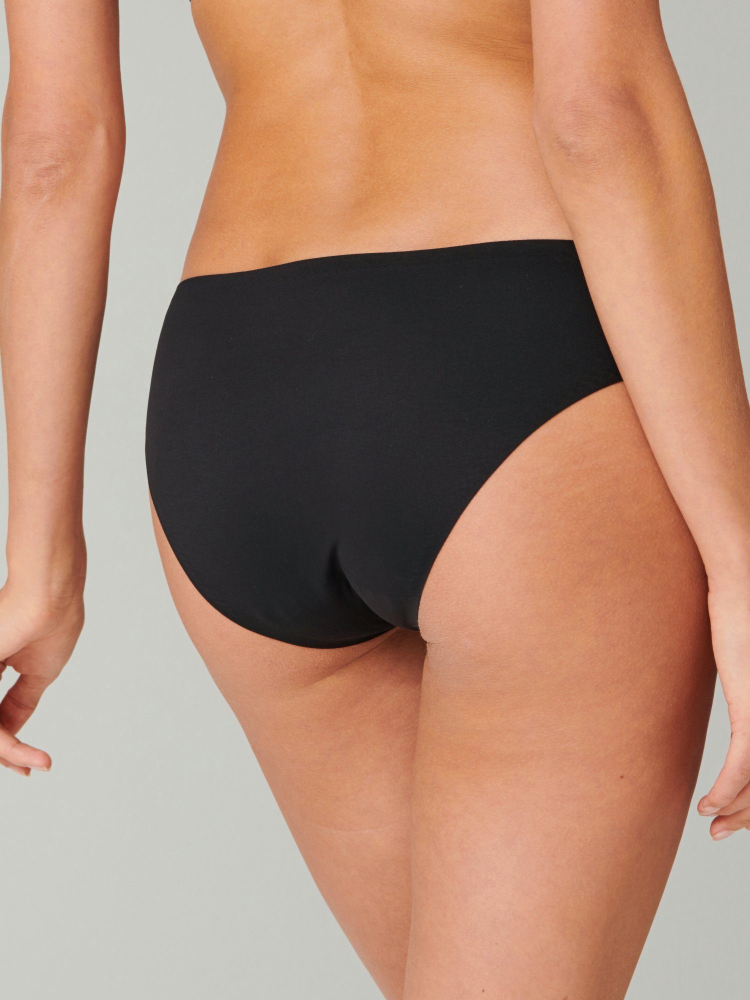 aus unterhose basic der schwarz Schiesser Slip SCHIESSER-Kollektion unterwäsche