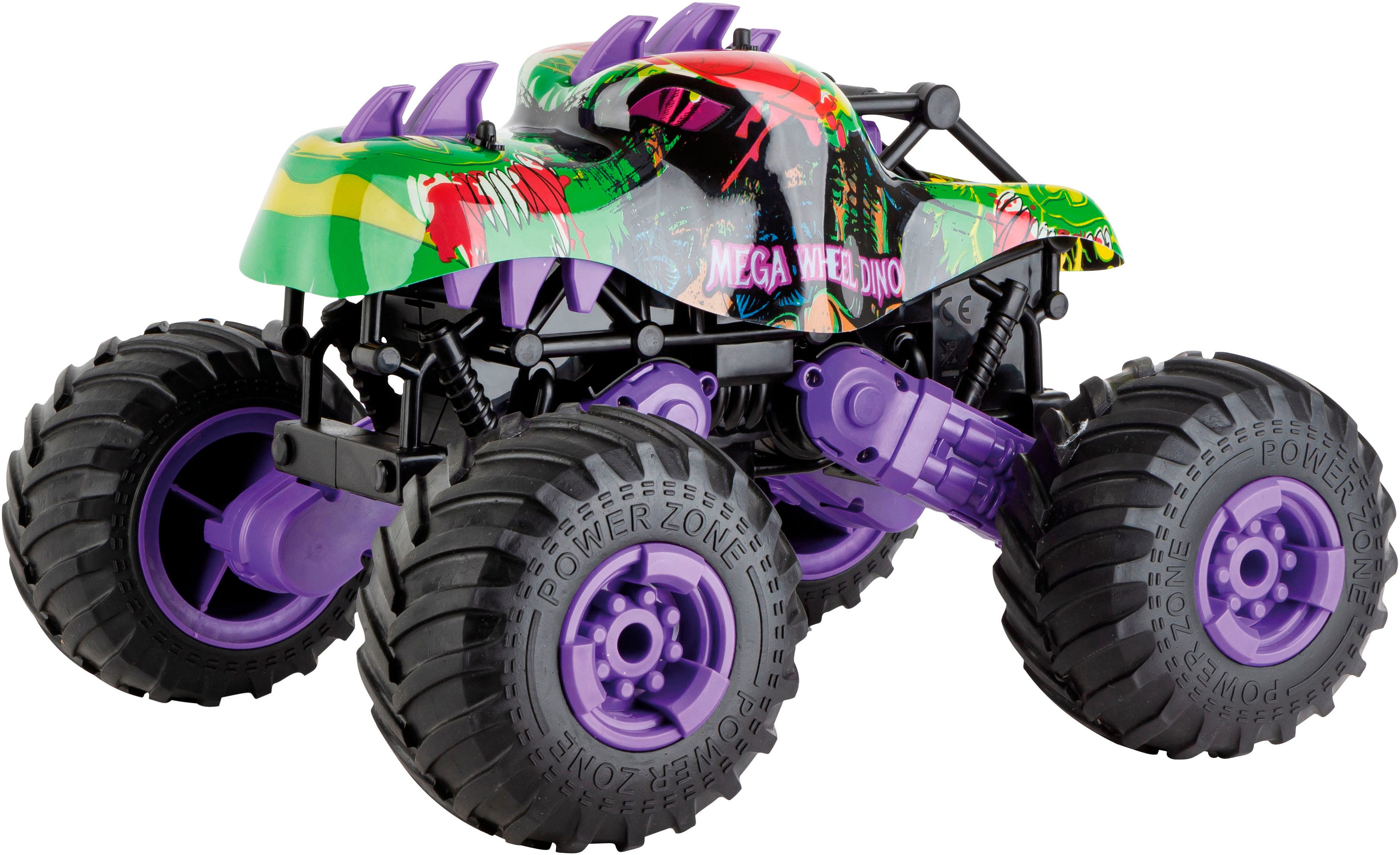 RC-Monstertruck Carrera® RC, Mega Wheel Dino, 2,4 GHz