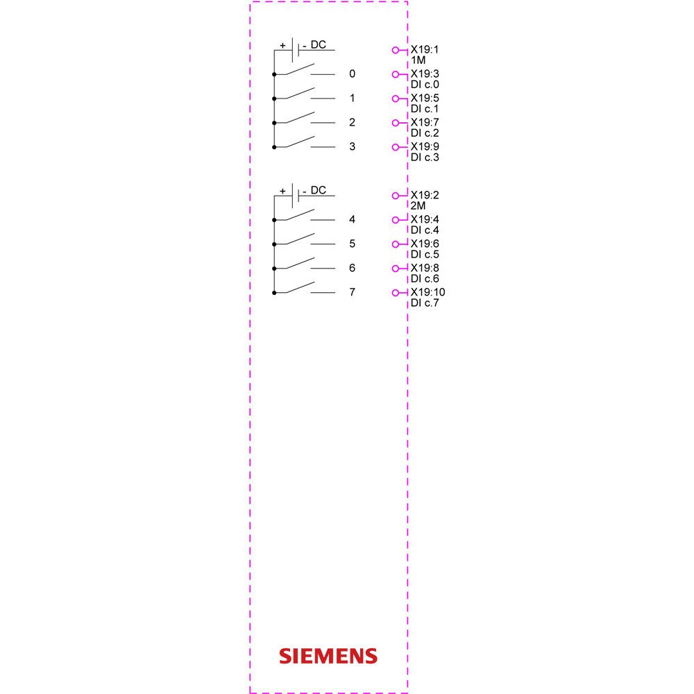 SIEMENS Siemens 6ES7221-3BF50-0XB0 6ES72213BF500XB0 SPS-Digitaleingangsmodul Smart-Home-Steuerelement