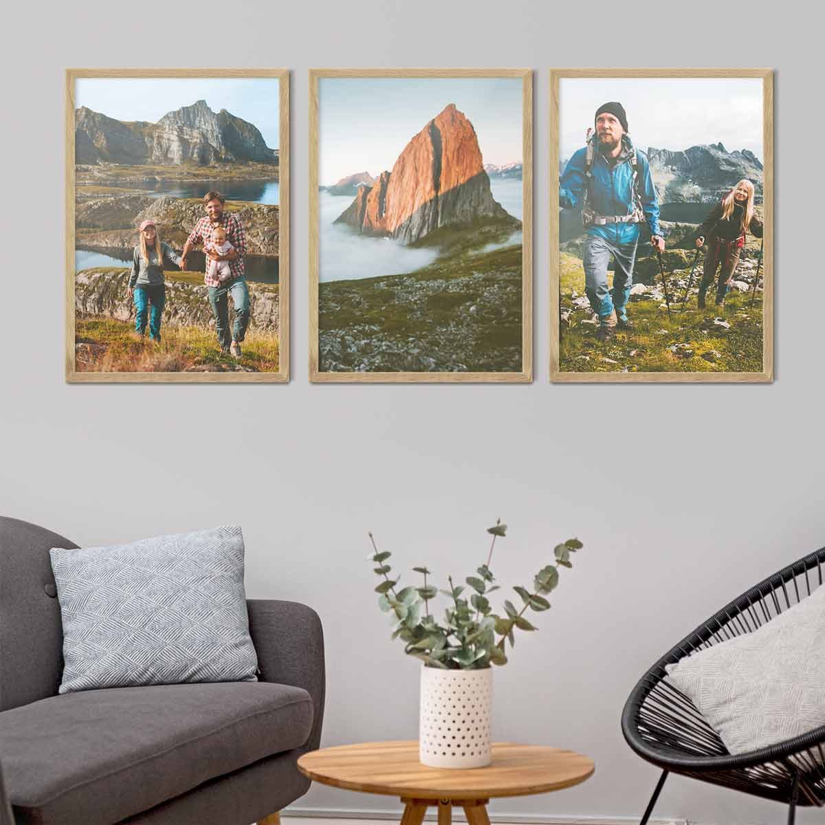 PHOTOLINI Bilderrahmen 3er Set breite Rahmen, günstig online kaufen