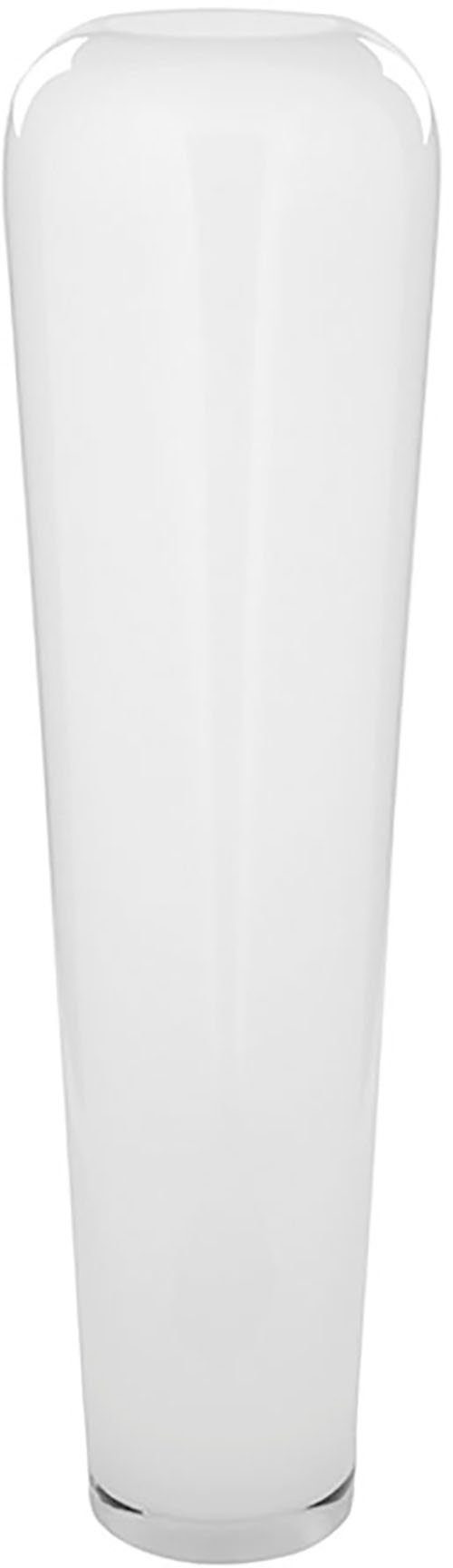 cm St), Fink Opalglas, 90 cm 24 Vase x Bodenvase Dekovase mundgeblasen, (1 ca. aus TUTZI, Höhe Ø