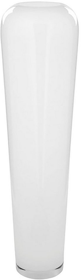 Fink Bodenvase TUTZI, Höhe ca. 90 cm x Ø 24 cm (1 St), Vase aus Opalglas,  mundgeblasen, Dekovase, Ein Blickfang mit und ohne Blumen