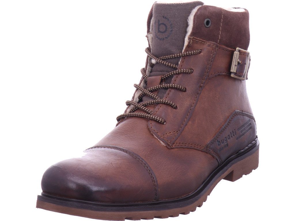 Bugatti Vittore Herren Chelsea Boots - Cognac Leder Mit Memory Foam Einlage