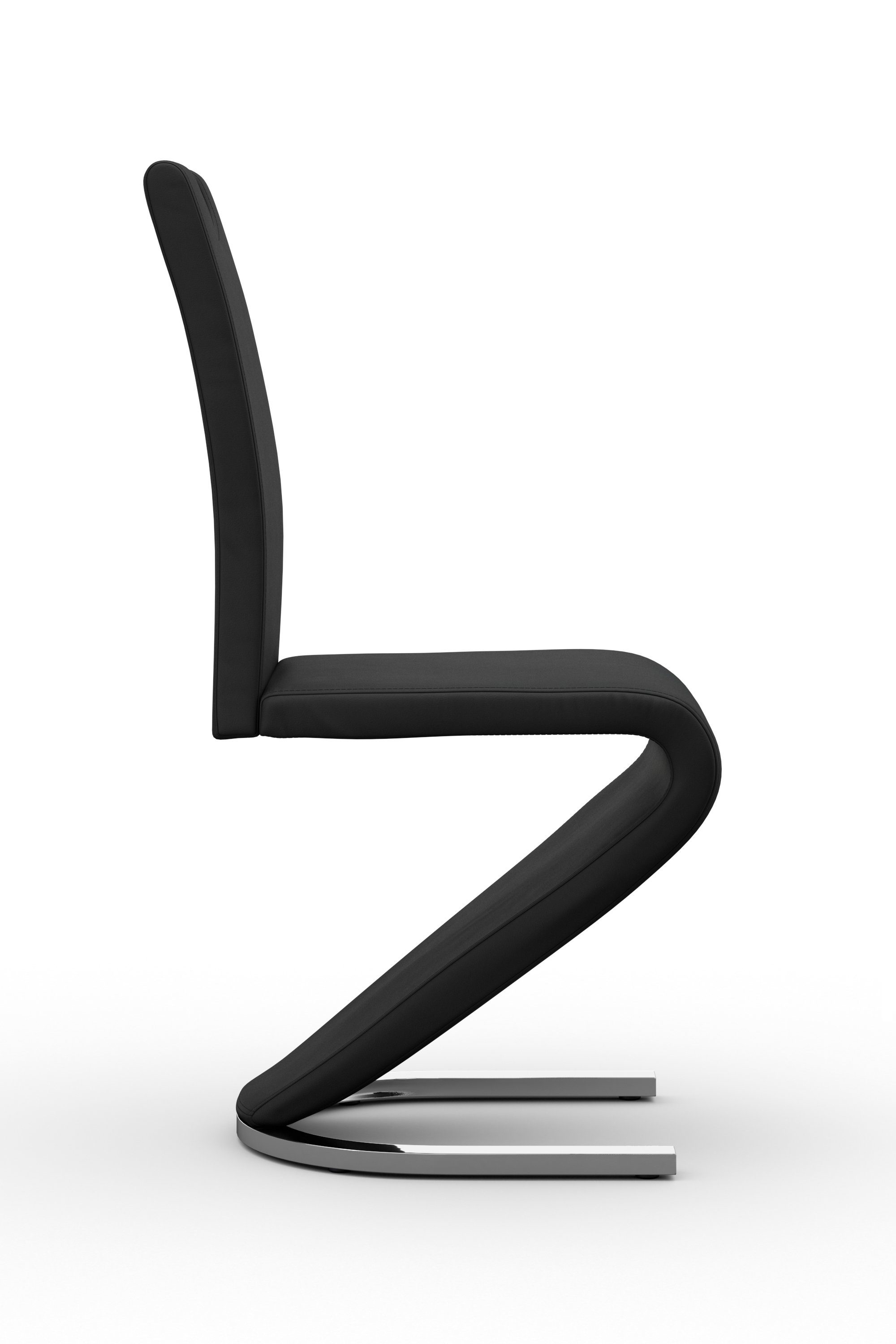 Homexperts Esszimmerstuhl Zora mit Bezug zum Kunstleder, schwarz Zurückziehen St), Rückenlehne 2 Griff in 02 einfachen (Set