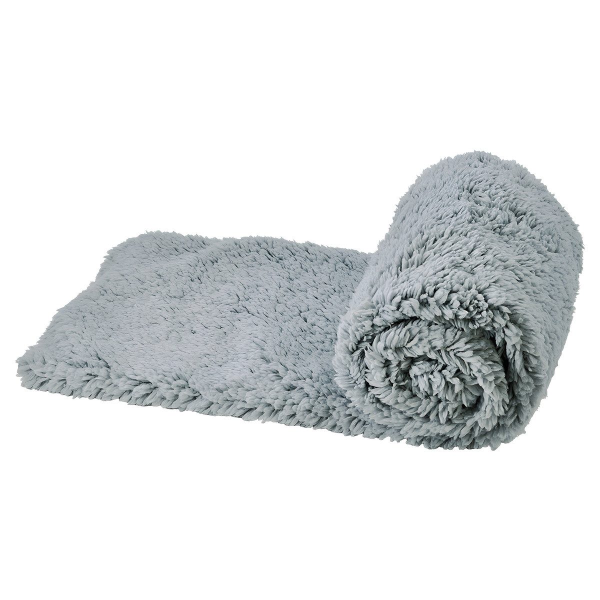 Tierdecke Hundedecke Teddy hellgrau