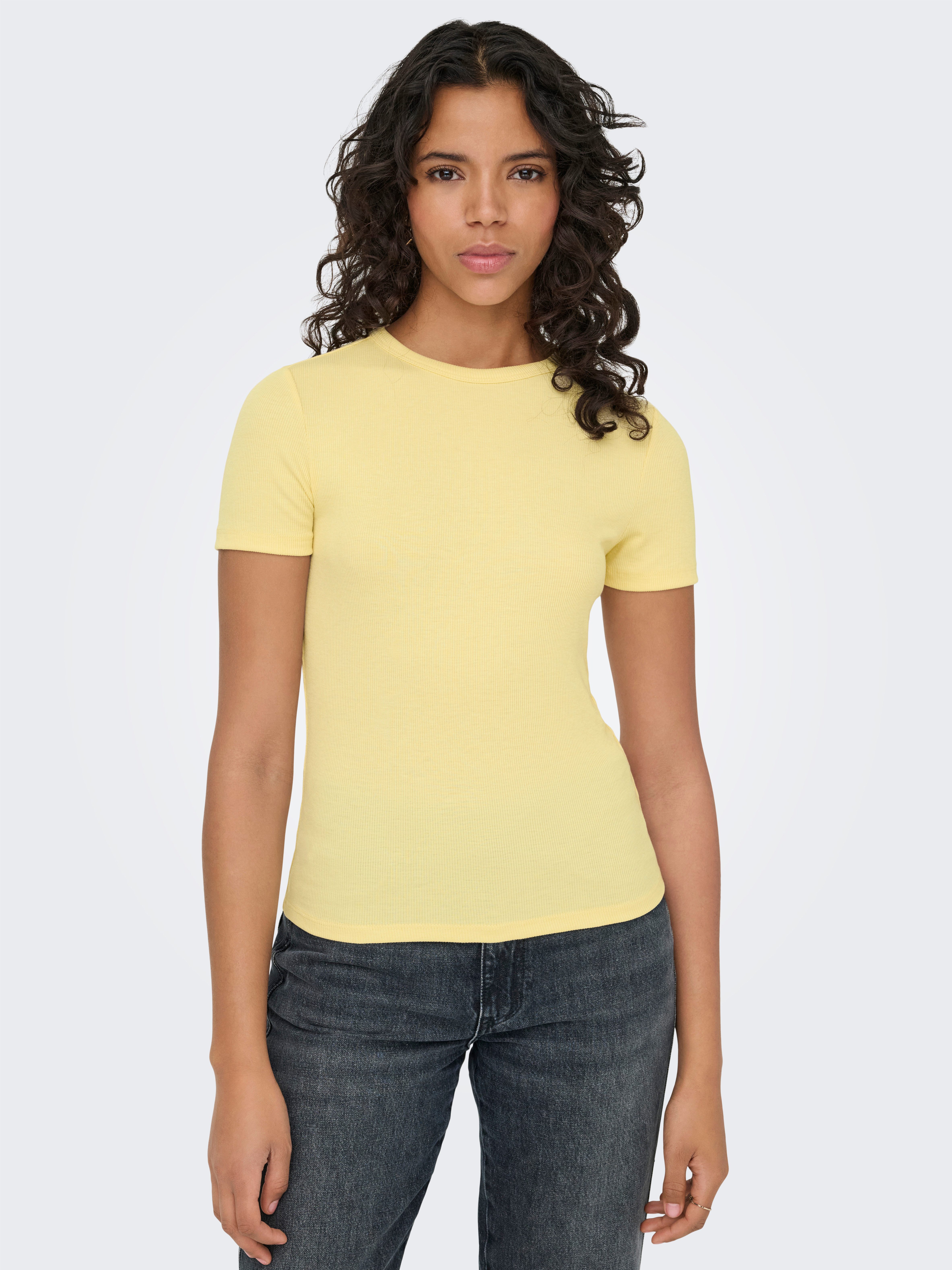 ONLY Kurzarmshirt ONLJUNE S/S TEE JRS NOOS Materialmix