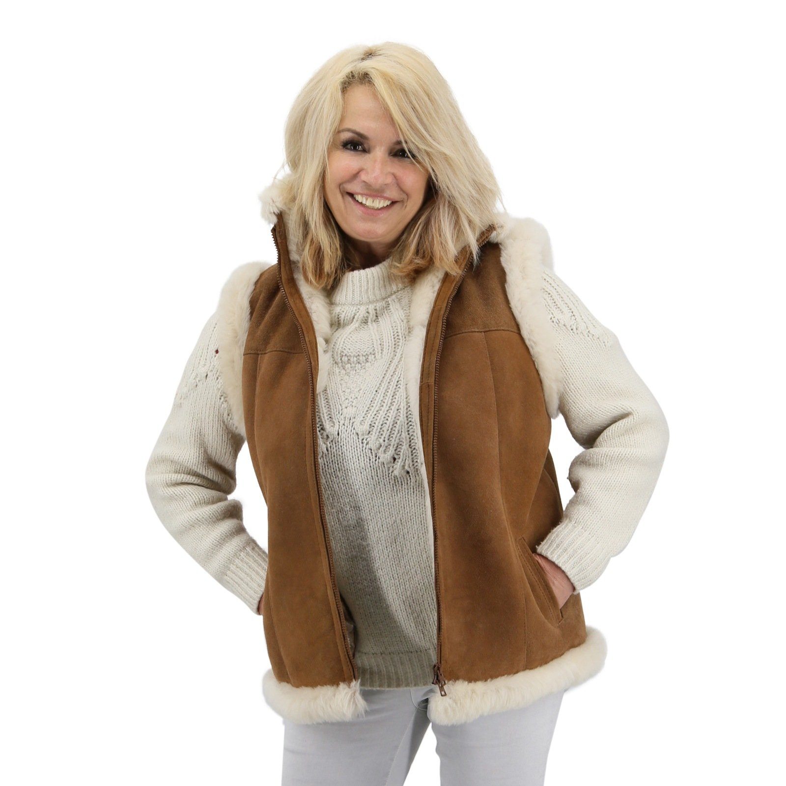 Hollert Fellweste Lammfellweste Sissi günstig online kaufen