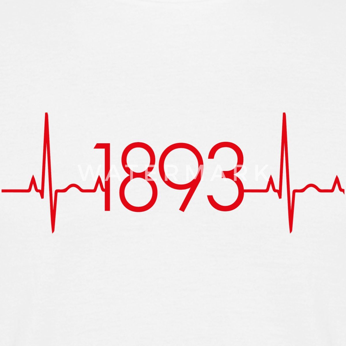 Spreadshirt T-Shirt Stuttgart 1893 Herzschlag Fußball günstig online kaufen