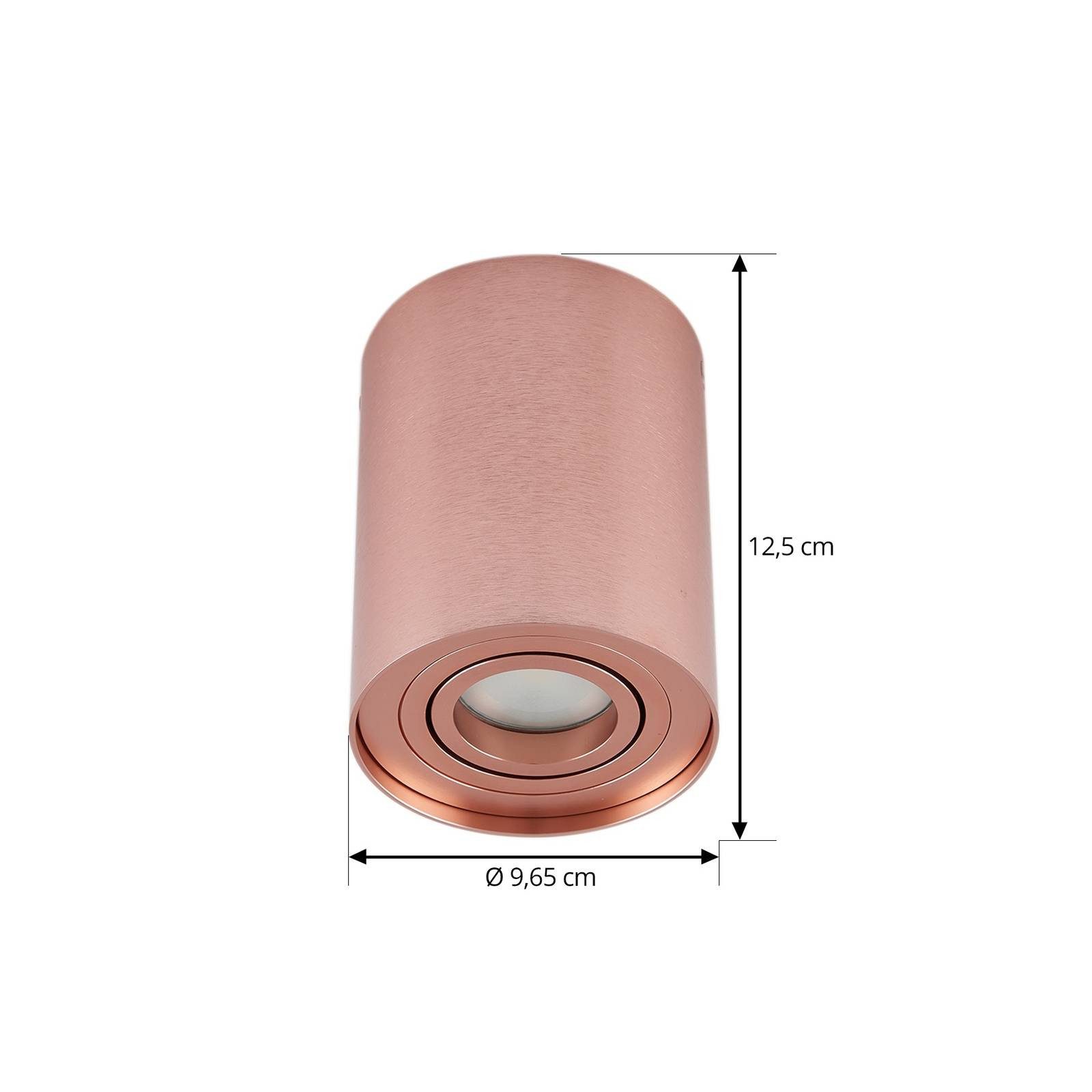 Arcchio Deckenstrahler Jolina, Metall, Kupfer IP20, 1 x 10 W LED