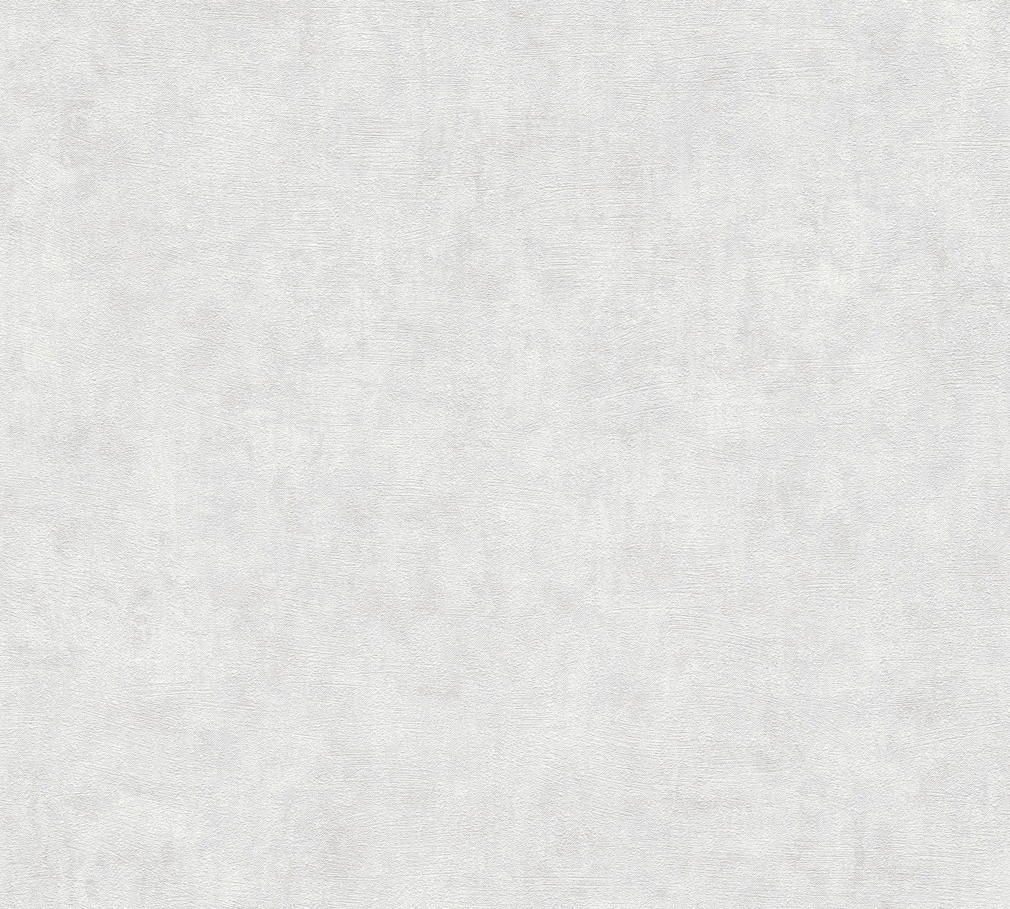 strukturiert, Terra St), Einfarbig Struktur-Tapete Weiß,Grau Création A.S. matt, (1 Tapete Putzoptik, Vliestapete