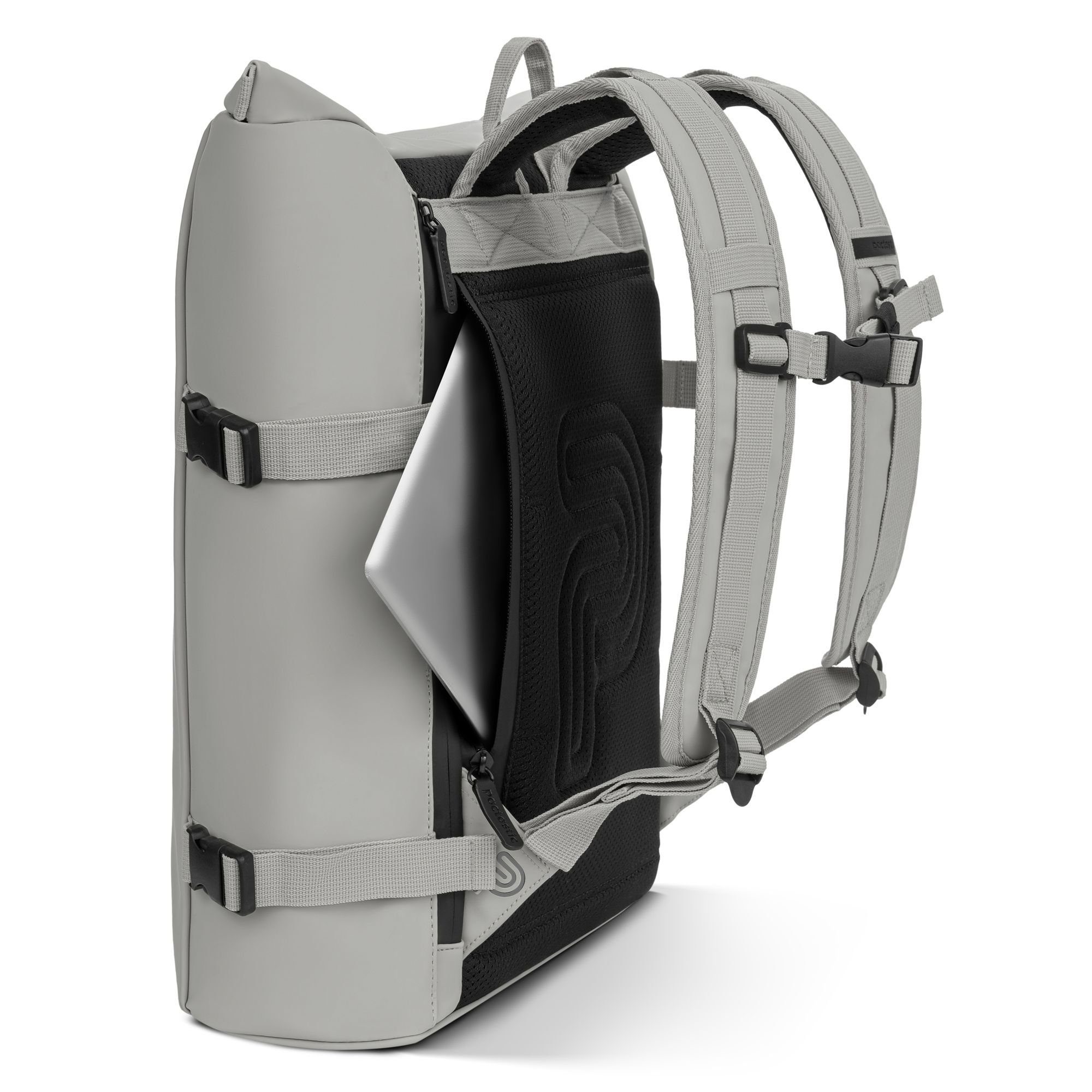 Tech-Material Pactastic grey Urban Daypack Collection, Veganes