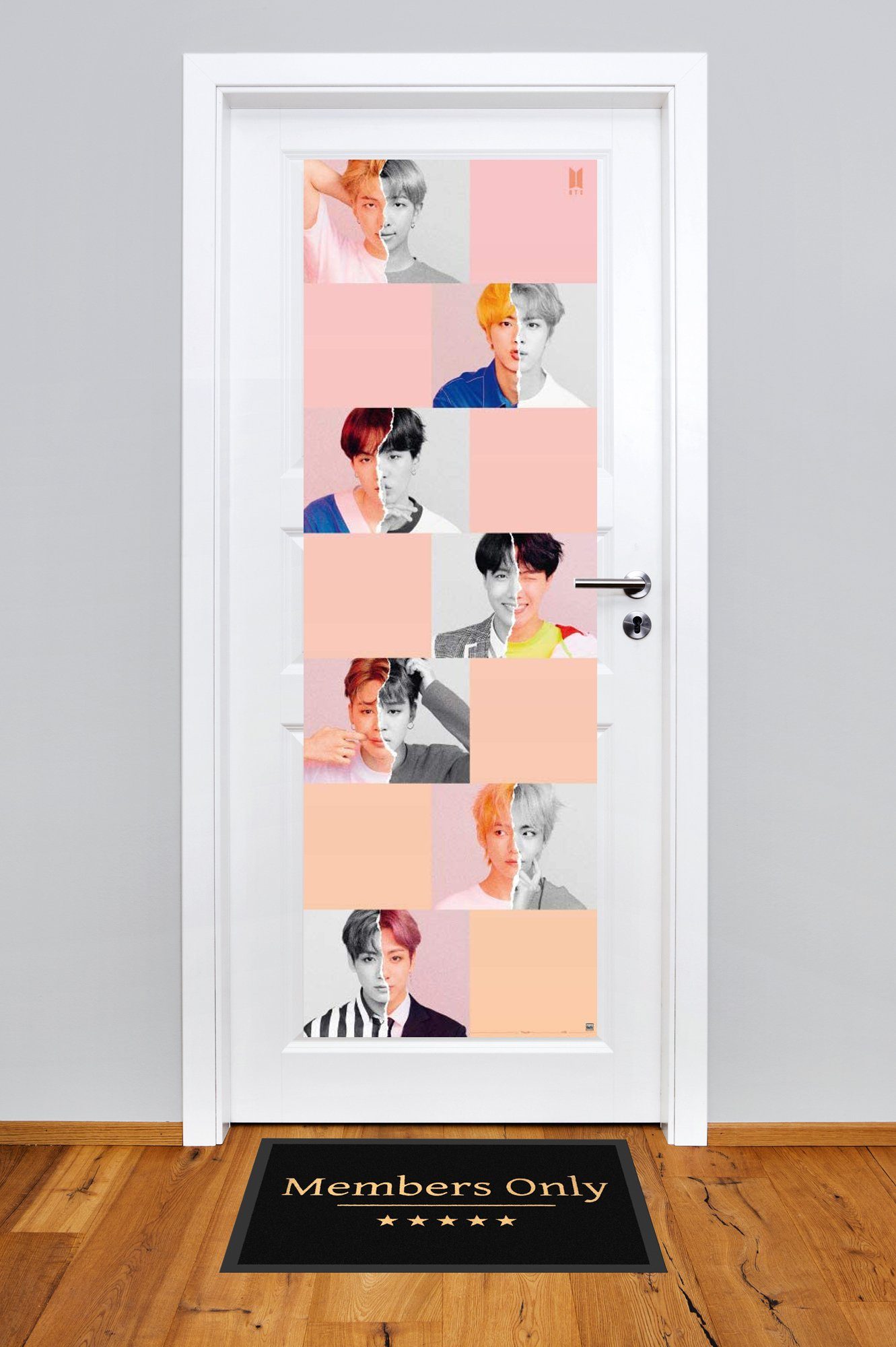 53 Selfie Bangtan Riesiges Format cm Türposter 158 Boys x Poster empireposter BTS