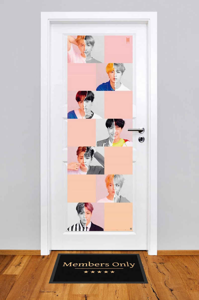 empireposter Poster Riesiges BTS Bangtan Boys Türposter Selfie Format 158 x 53 cm