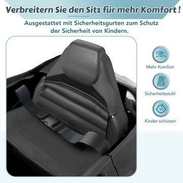 Merax Elektro-Kinderauto Benz AMG GLA45 Elektroauto mit 2 Motoren, 3 Geschindigkeiten, Belastbarkeit 30 kg, Kinderfahrzeug mit USB inkl. Fernsteurung, LED-Lichte