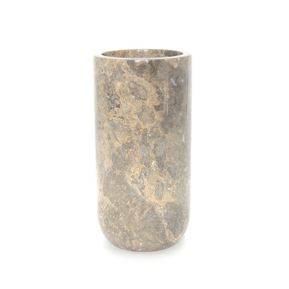 wohnfreuden Badaccessoire-Set Marmor WC-Toiletten-Bürstenhalter 20 cm grau  poliert verschiedene Sets, 42637
