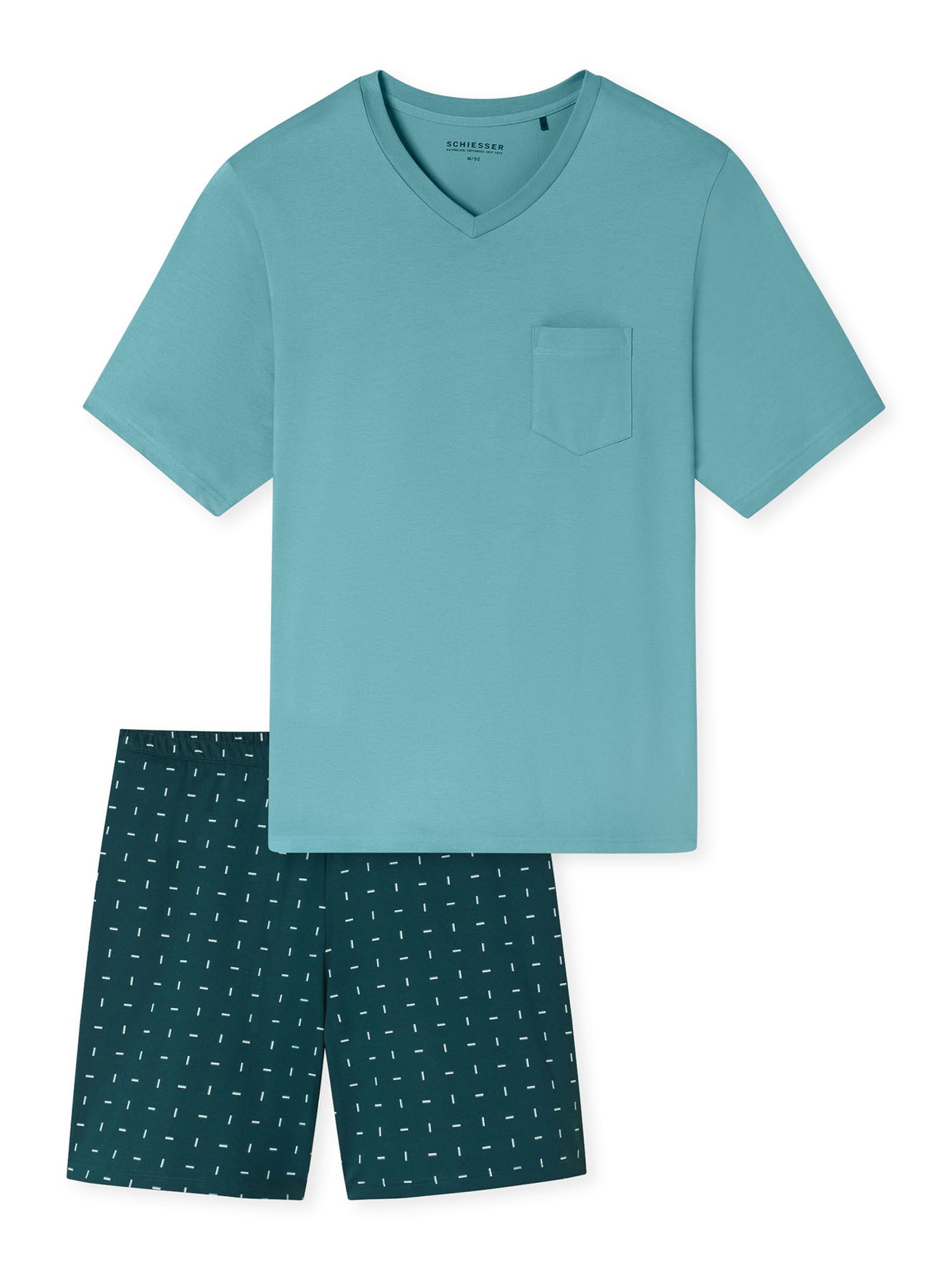 Schiesser Pyjama Comfort Essentials (2 tlg) Schlafanzug, Pyjama Set, Nachtw günstig online kaufen