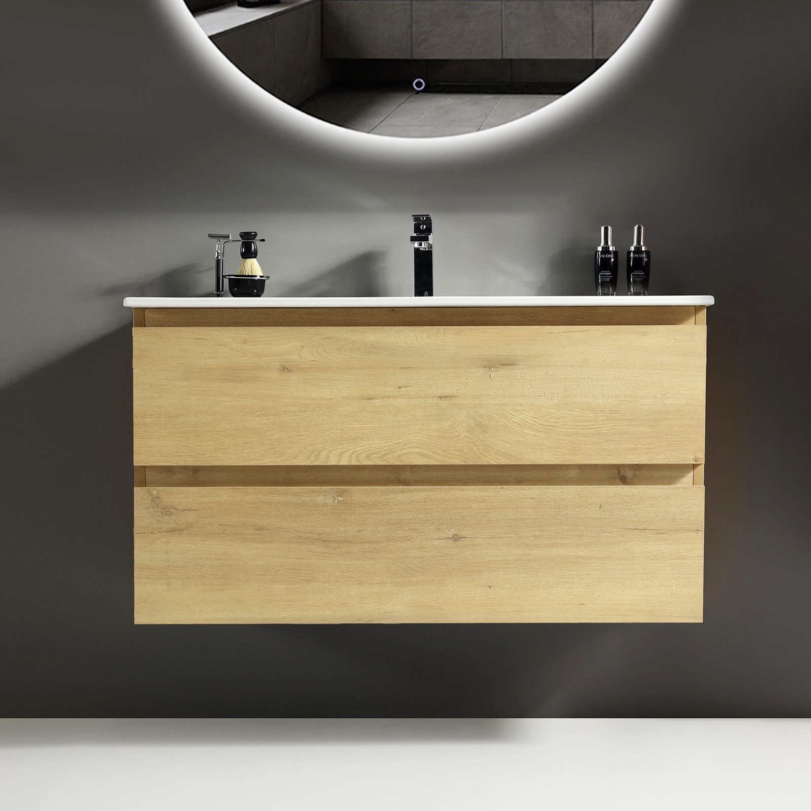 Alpenberger Badmöbel-Set Badezimmermöbel Badezimmer Schrank, (Waschplatz günstig online kaufen