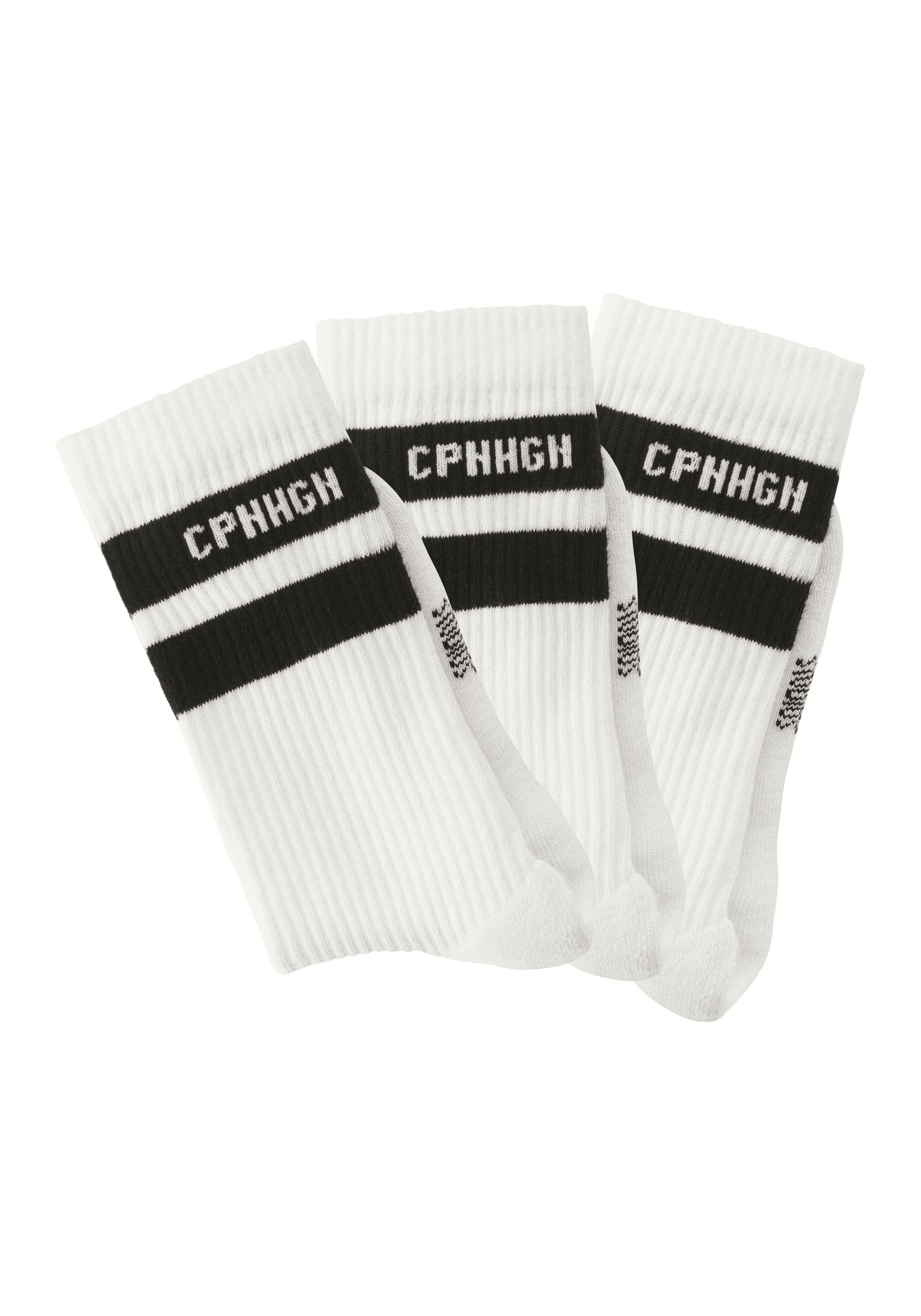 Copenhagen Studios Tennissocken (Packung, 3-Paar) mit Streifendesign und Vo günstig online kaufen