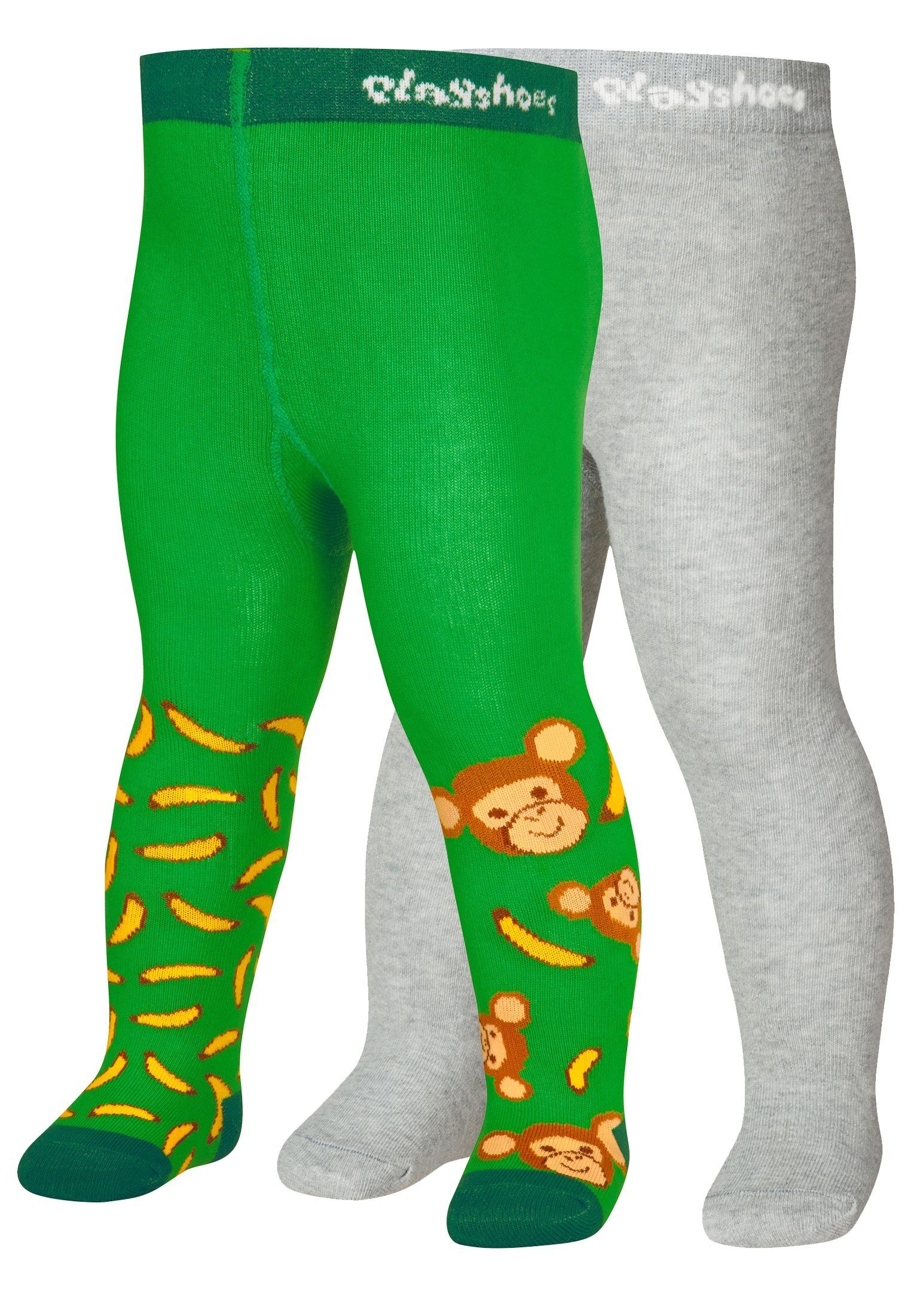 Playshoes Strumpfhose Strumpfhose Affe 2er Set