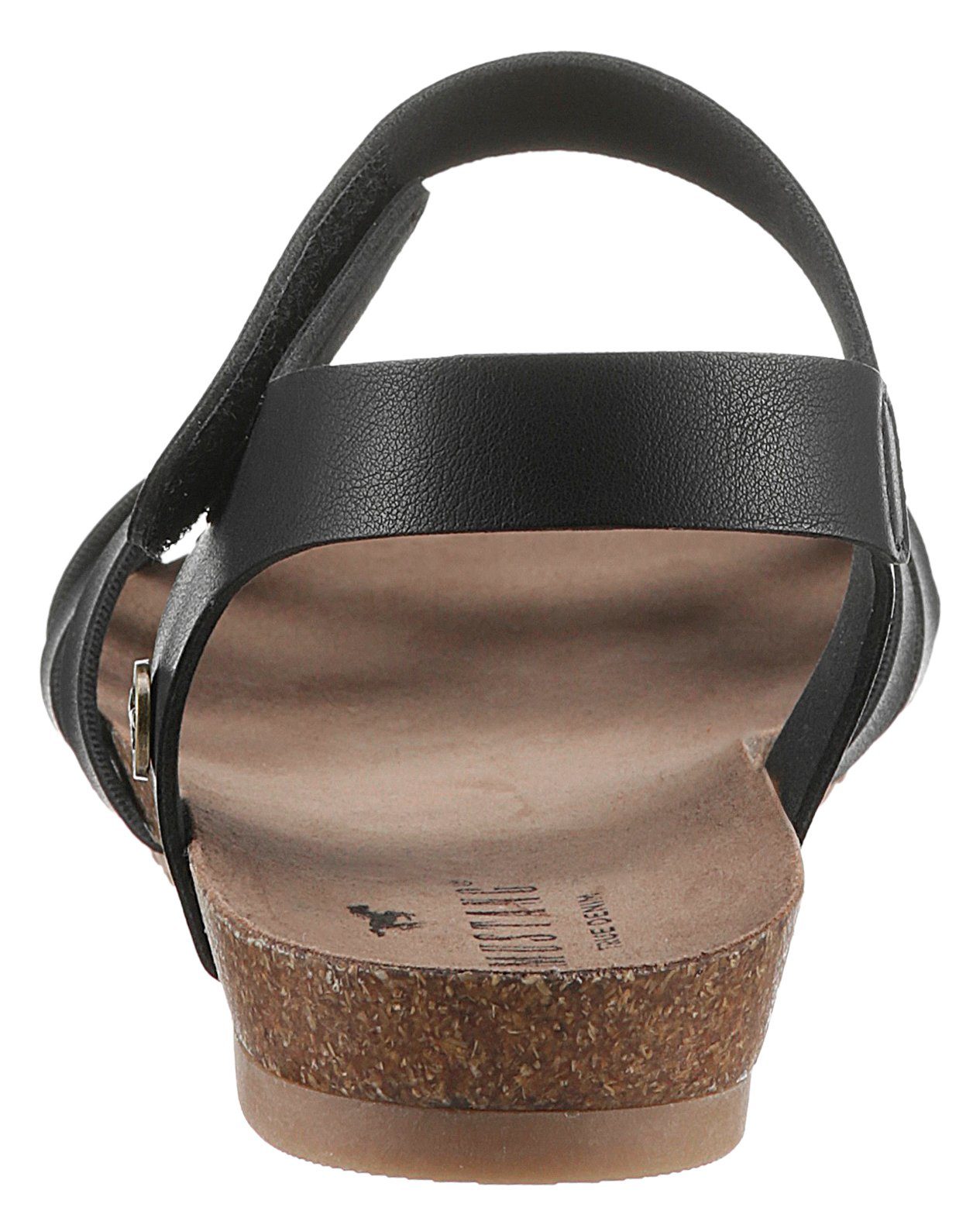 Mustang Shoes Riemchensandale, Sommerschuh, Sandalette, Klettschuh, günstig online kaufen