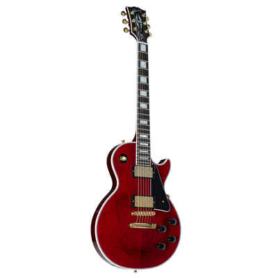 Gibson E-Gitarre, Les Paul Custom Wine Red Gloss #CS400206 - Custom E-Gitarre