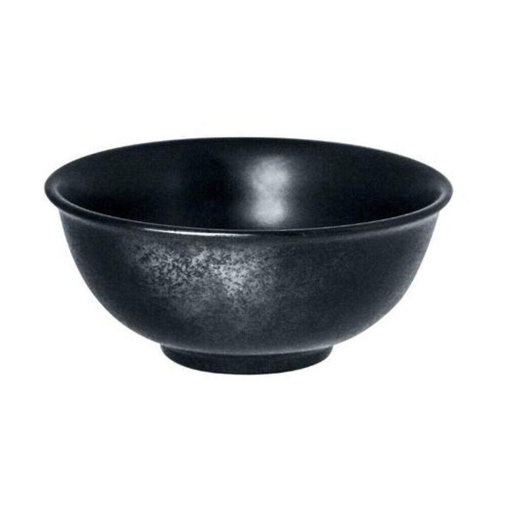 Rak Schale Schale Ø12cm H.5,5cm 0,27ltr. Fusion Karbon schwarz, Porzellan, (1-tlg), Schale, Ø12cm, Porzellan, schwarz