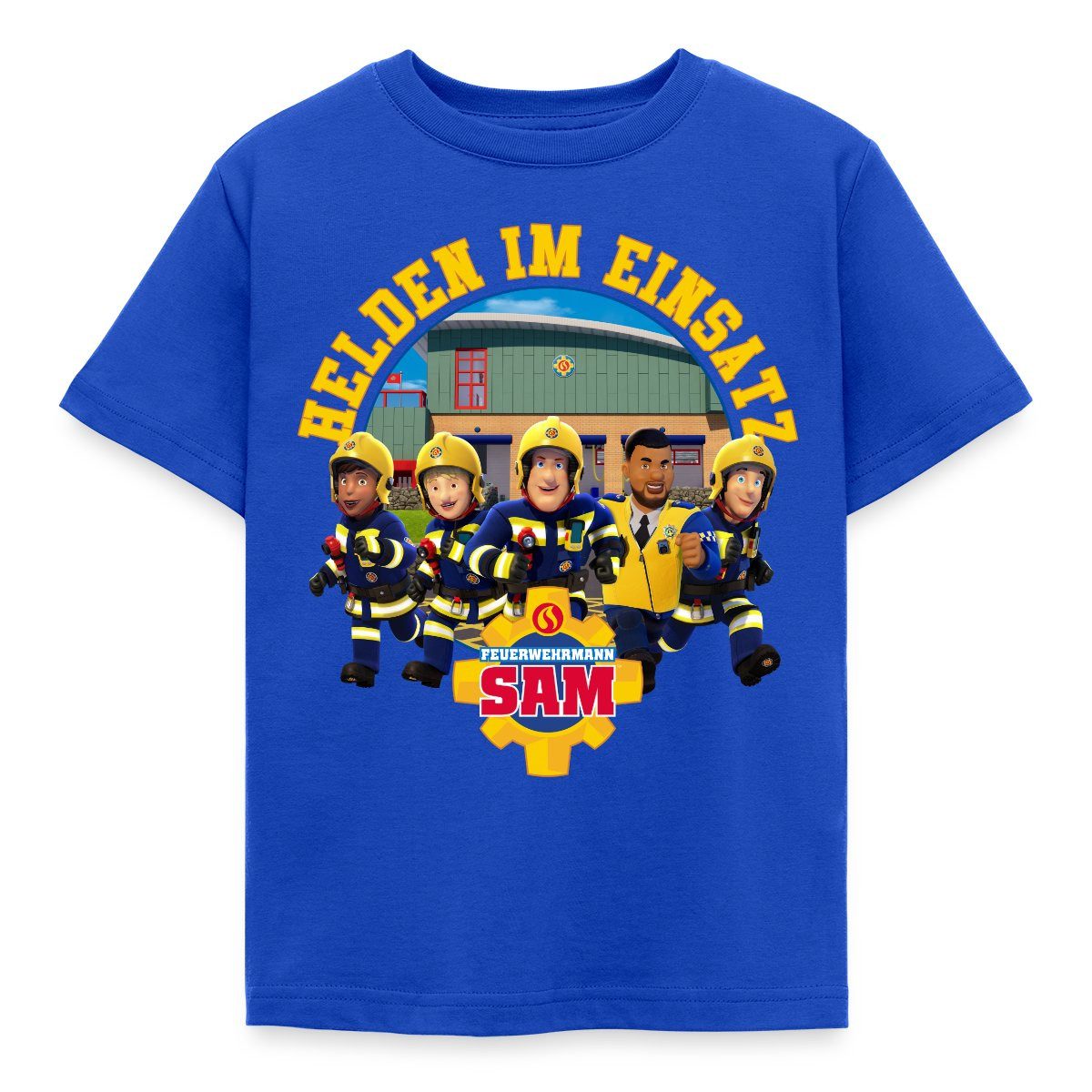 Spreadshirt T-Shirt Feuerwehrmann Sam™ Helden Im Einsatz Kinder T-Shirt (1-tlg)