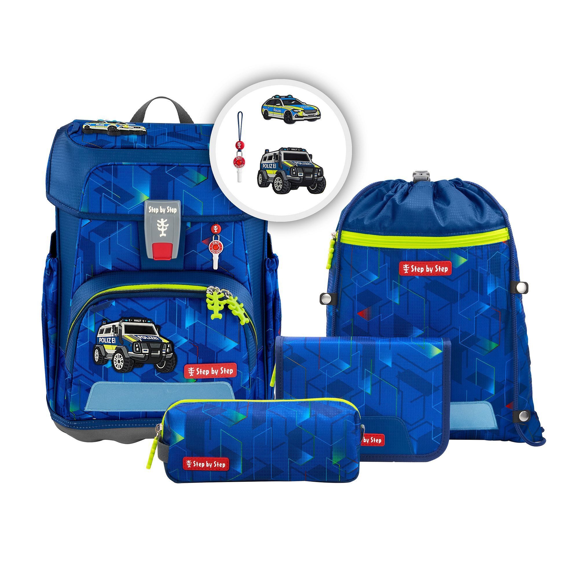 Step by Step Schulranzen Cloud (5-tlg), Polyester