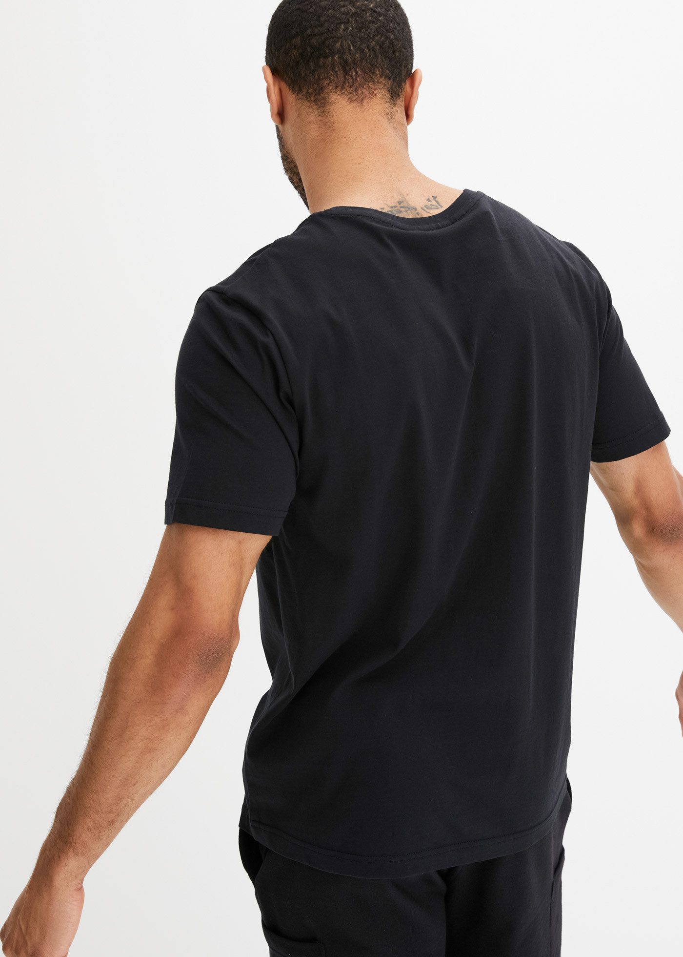 bonprix T-Shirt Regular Fit, mit Rundhalsausschnitt, aus reiner Baumwolle
