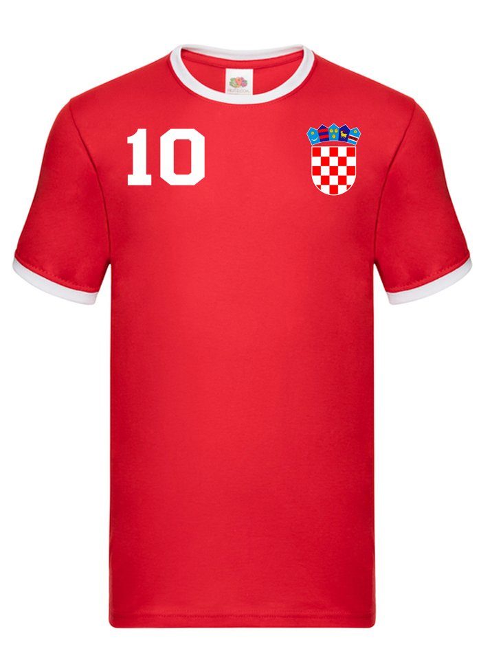 T-Shirt Herren Kroatien Hrvatska Sport Trikot Fußball Meister WM Europa EM