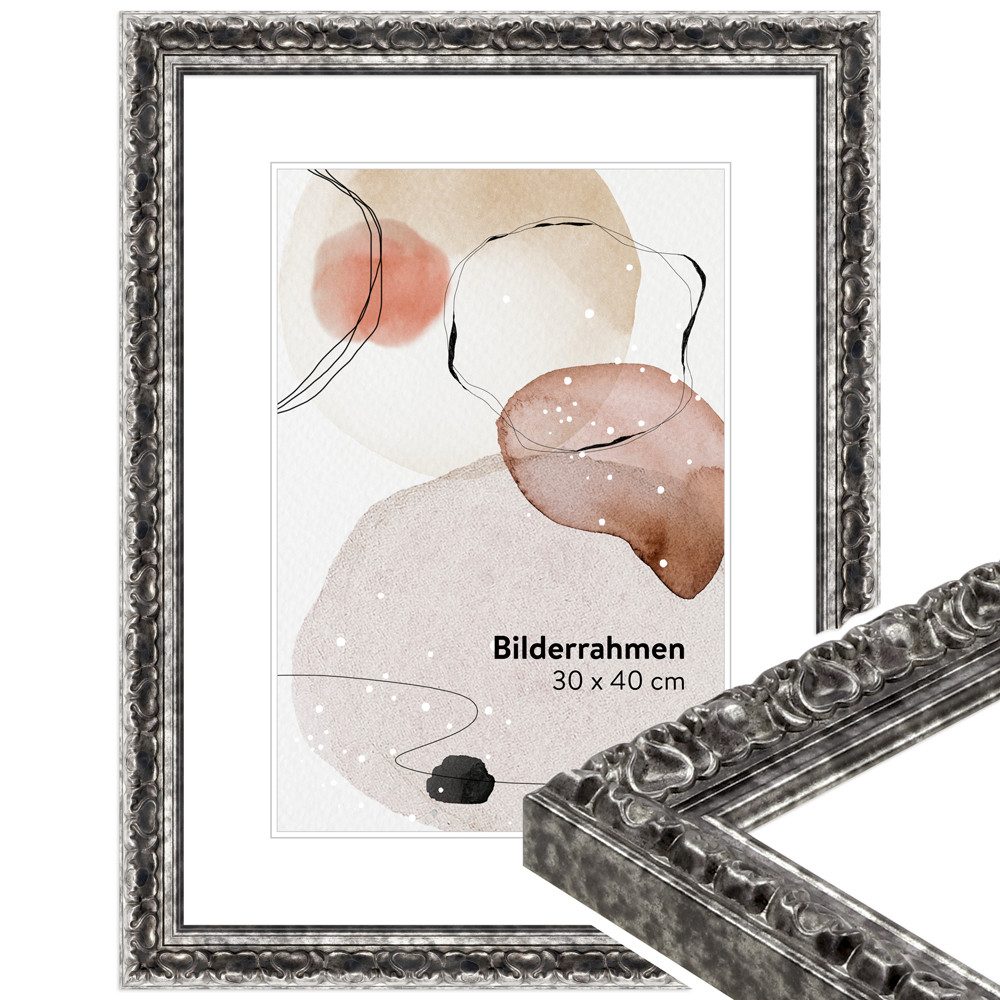 WANDStyle Bilderrahmen H215, Silber, aus Massivholz günstig online kaufen