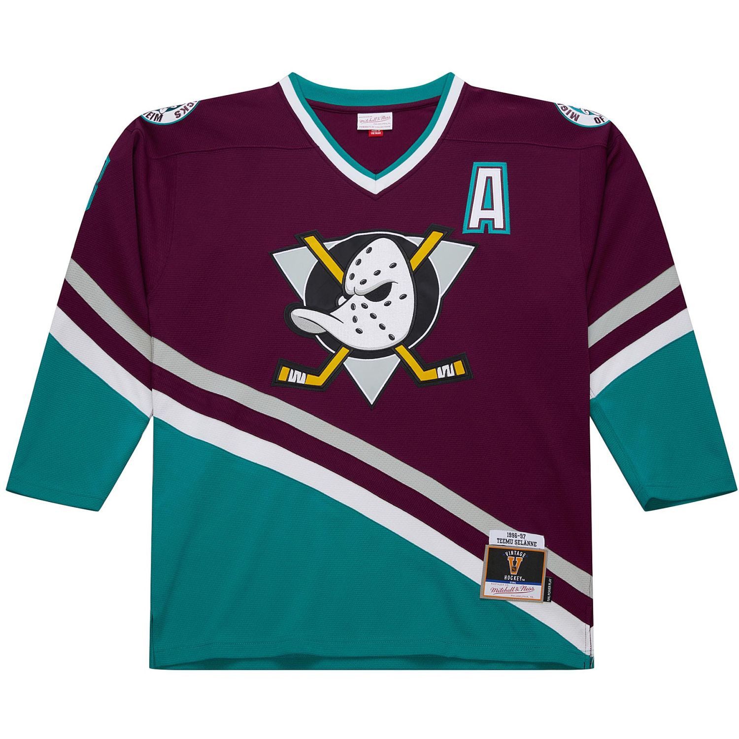 Eishockeytrikot Teemu Selanne 1996 Anaheim Ducks NHL Jersey