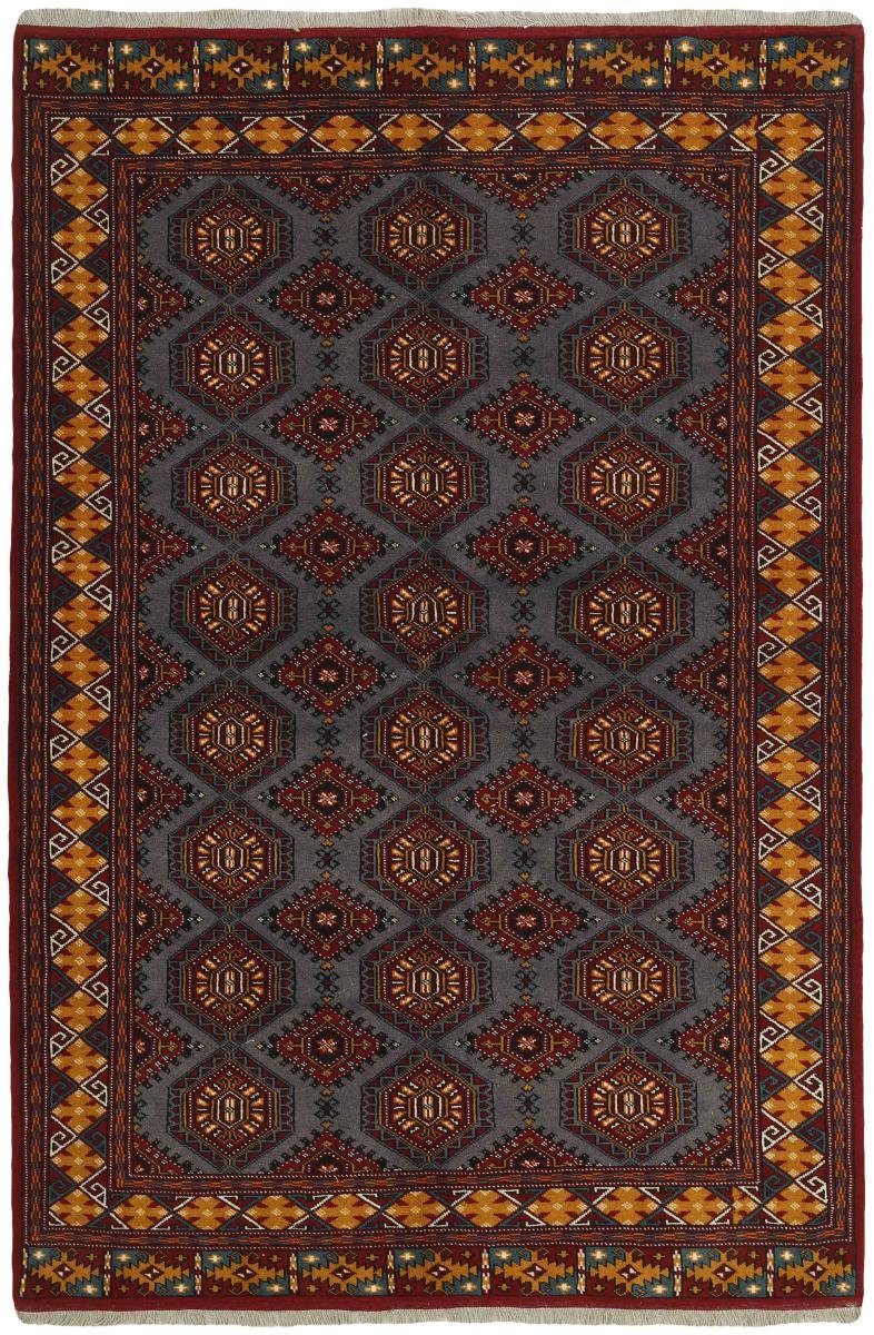 Orientteppich Turkaman 157x237 Handgeknüpfter Orientteppich / Perserteppich, Nain Trading, rechteckig, Höhe: 6 mm