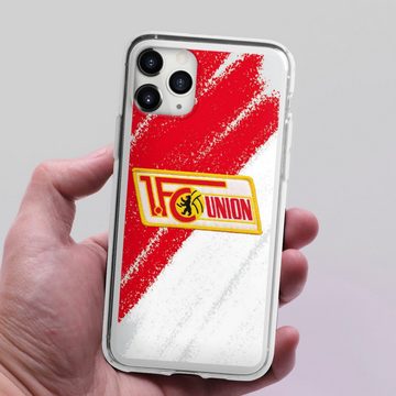 DeinDesign Handyhülle Offizielles Lizenzprodukt 1. FC Union Berlin Logo, Apple iPhone 11 Pro Max Silikon Hülle Bumper Case Handy Schutzhülle