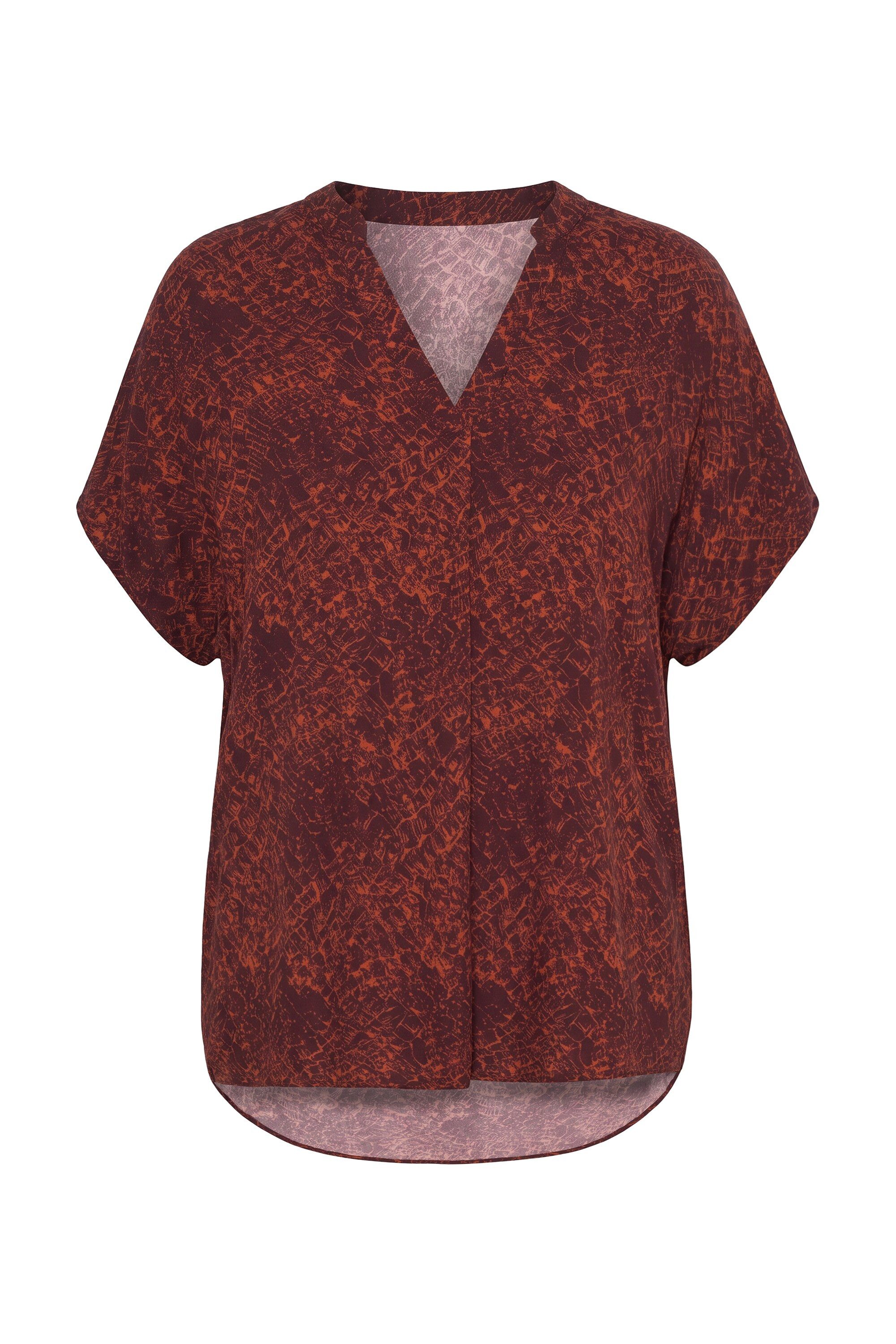 Studio Untold Druckbluse Blusenshirt oversized Croco Print