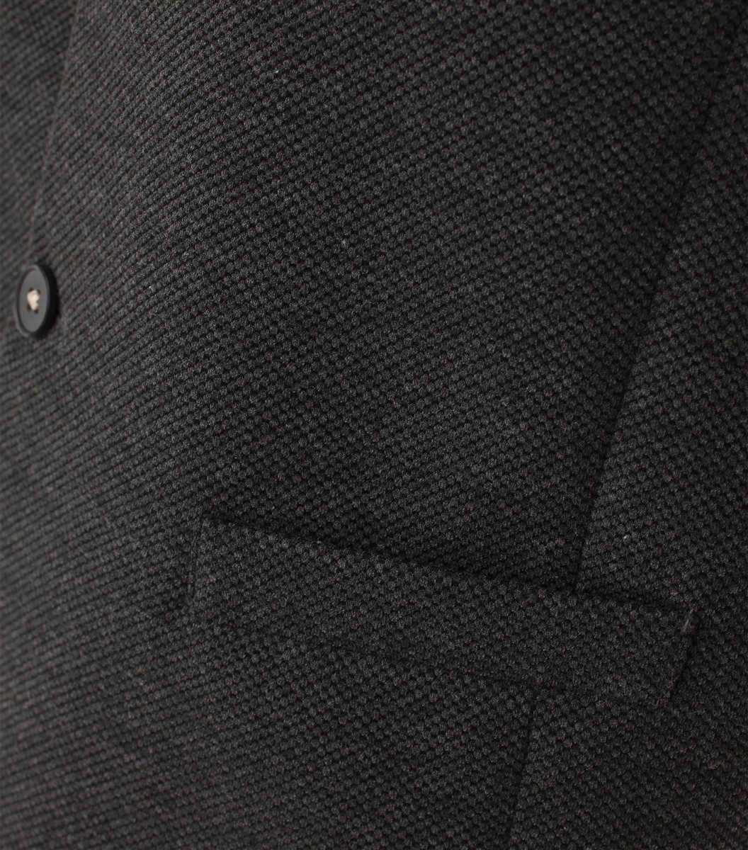 VENTI Anzugweste VENTI Herren Anzugweste V-Ausschnitt Regular-Fit Grau – Bild 5 von 5