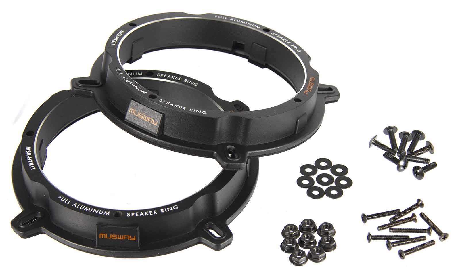 Musway MUSWAY MSR-HYKI1 Lautsprecher Adapterringe für Hyundai / Kia 16,5 cm Auto-Adapter