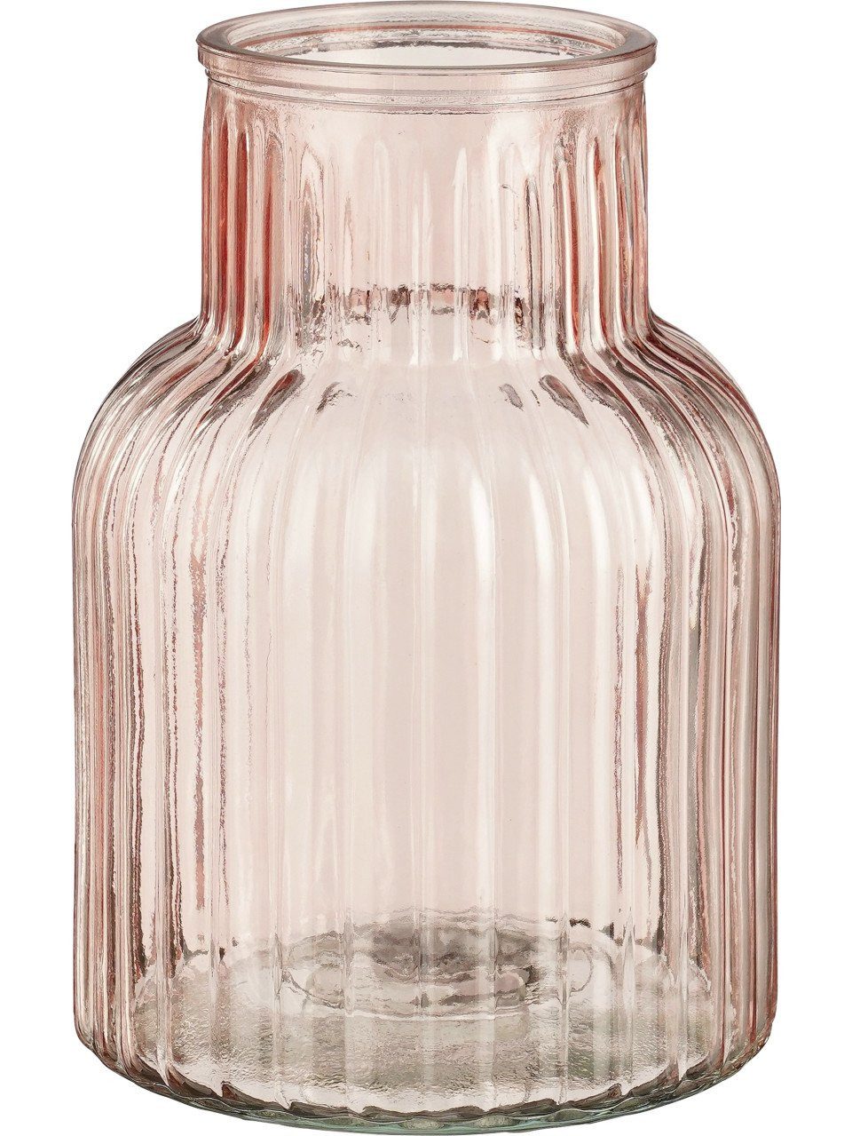 Mica Decorations Dekovase Mica Decorations Vase Glas Ambre rosa Ø 14 x 20 cm