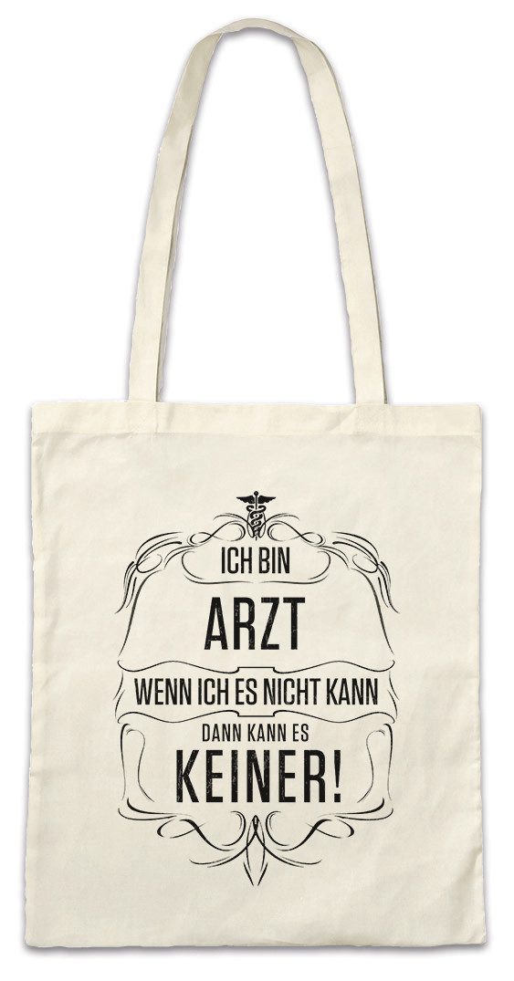 Beuteltasche Ich Bin Arzt Stofftasche Notarzt Krankenhaus Ausbildung Mediziner
