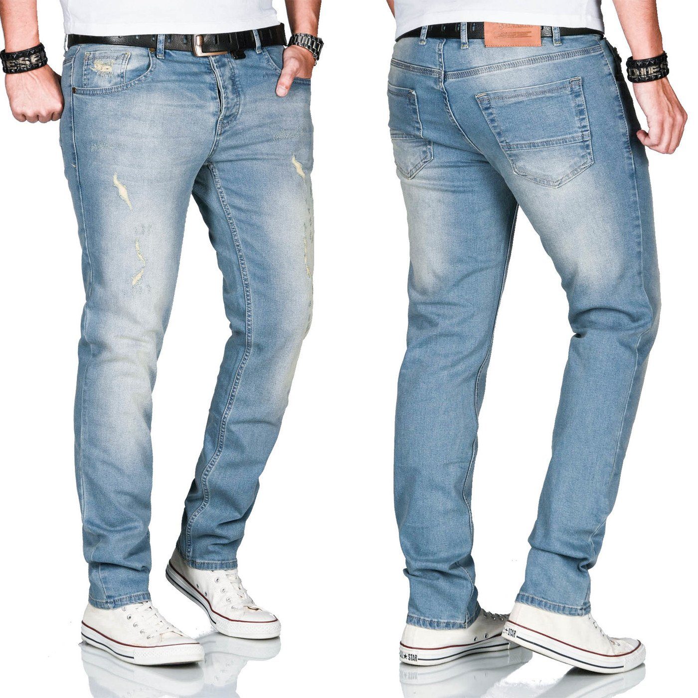 Alessandro Salvarini Straight-Jeans ASCatania mit used günstig online kaufen