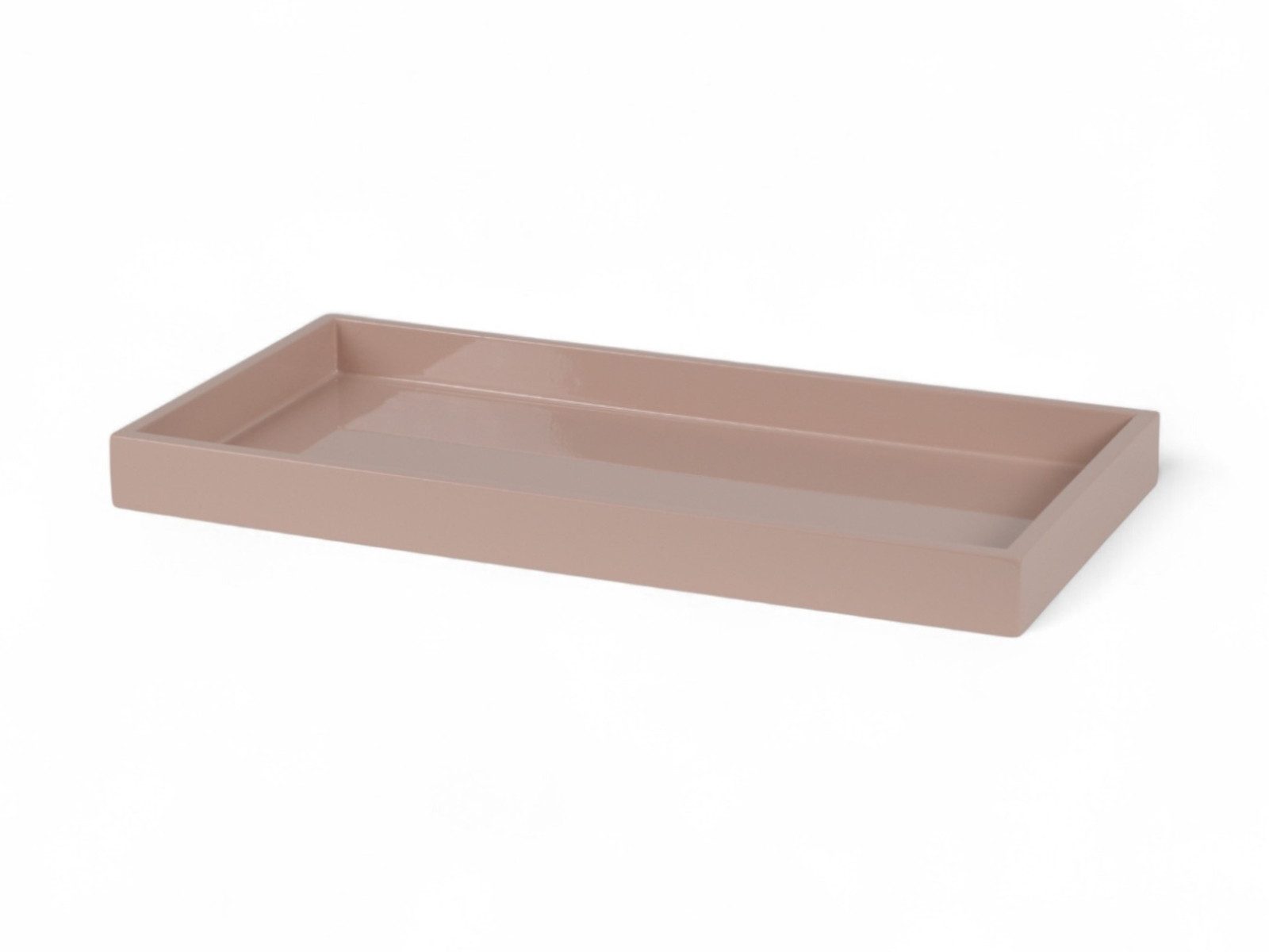 albert l. (punkt) Tablett Lacquer-Tablett puder 30x15cm, MDF