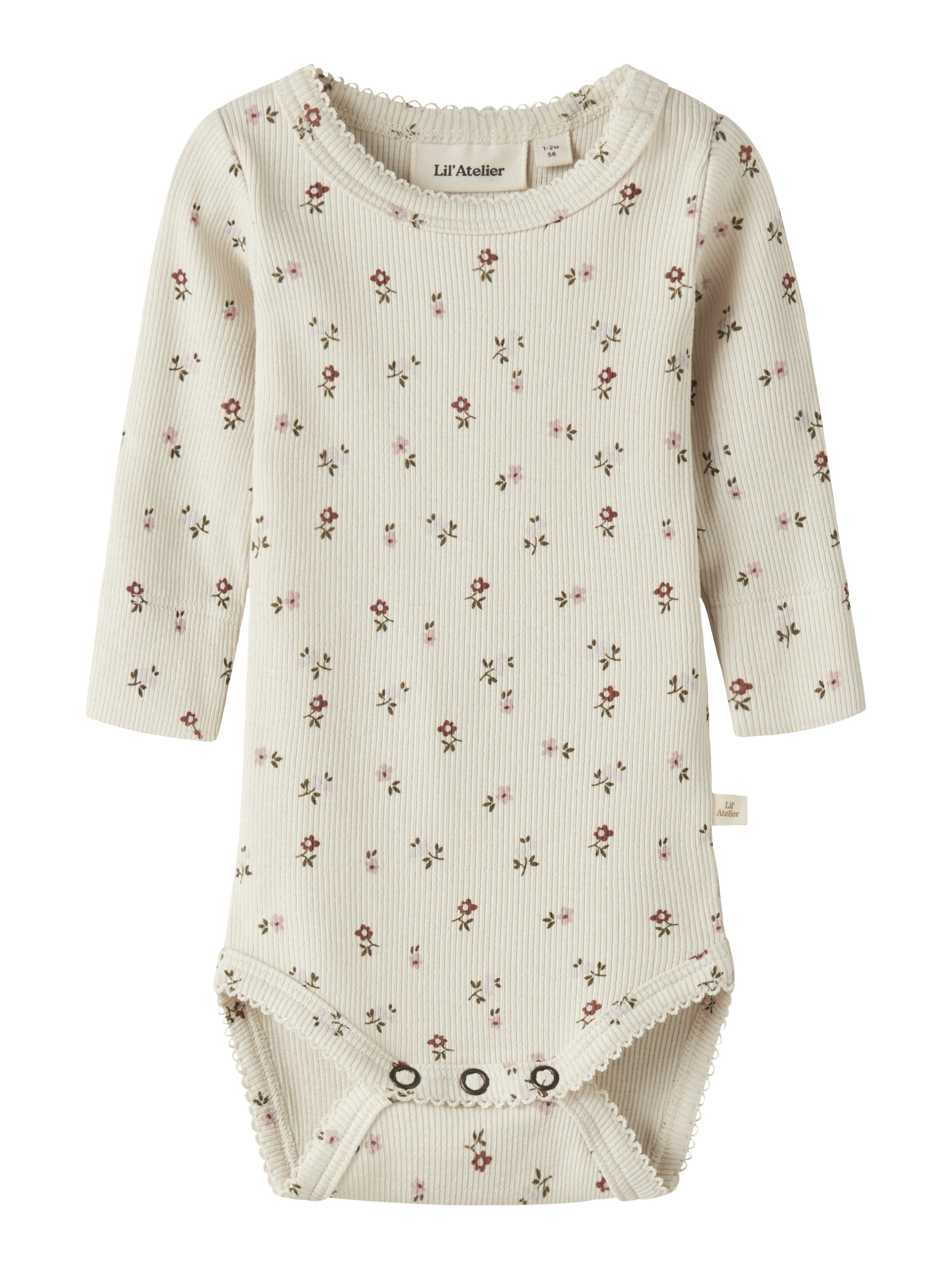 Lil' Atelier Langarmbody NBFGAGO LS SLIM BODY LIL NOOS Baumwollmischung