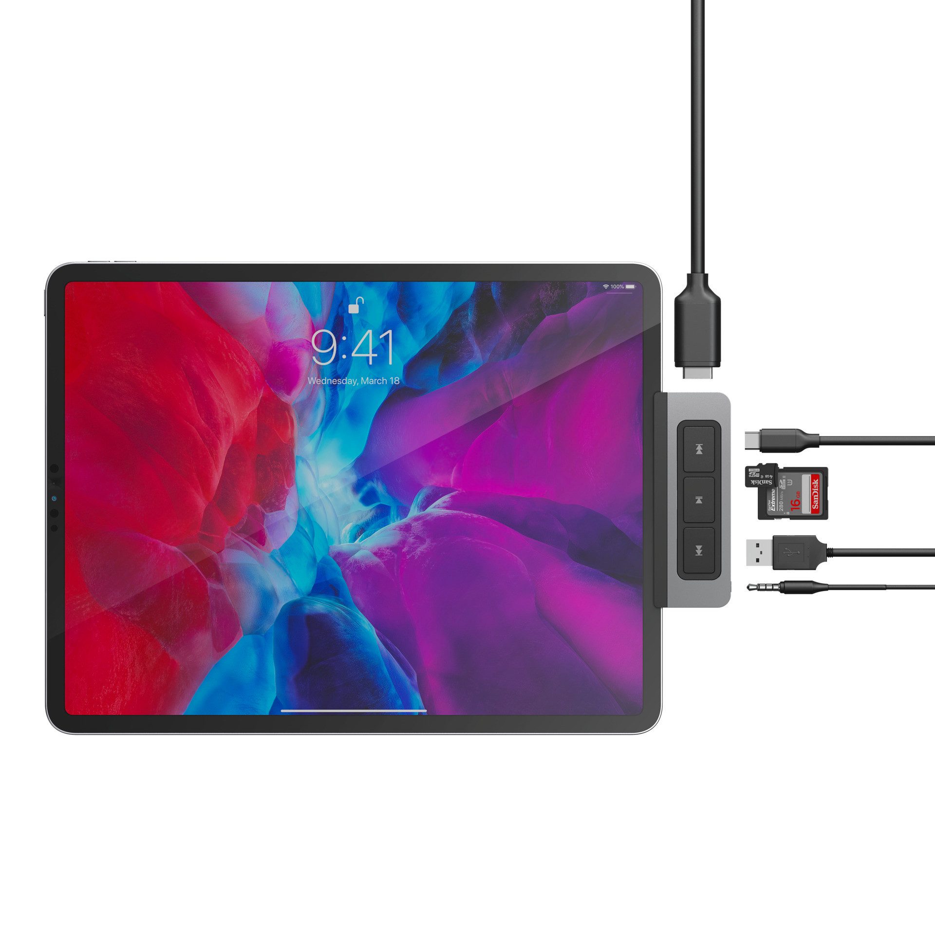 Targus Laptop-Dockingstation HyperDrive 6-in-1 USB-C Media Hub