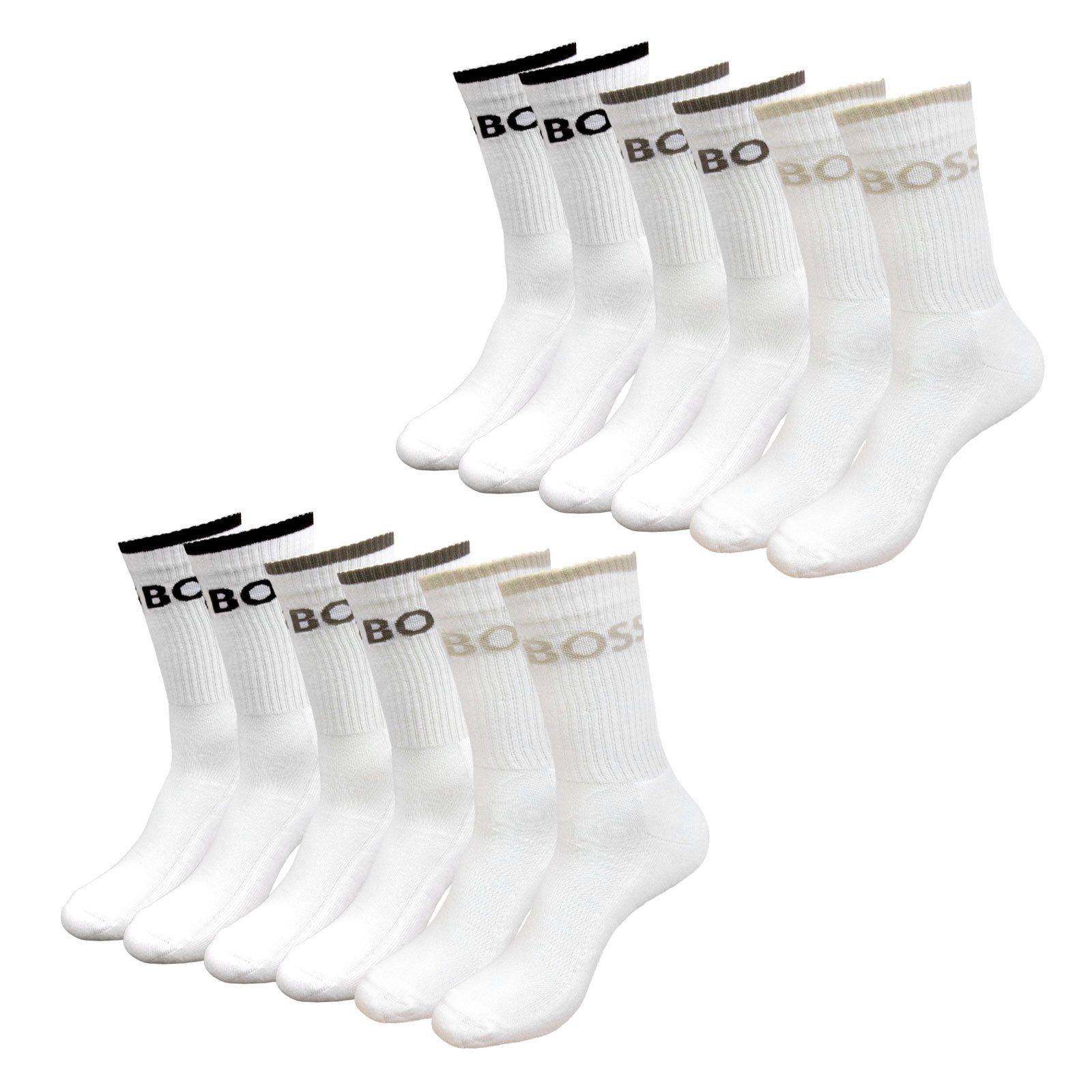 BOSS Freizeitsocken QS Stripe CC (6-Paar) günstig online kaufen