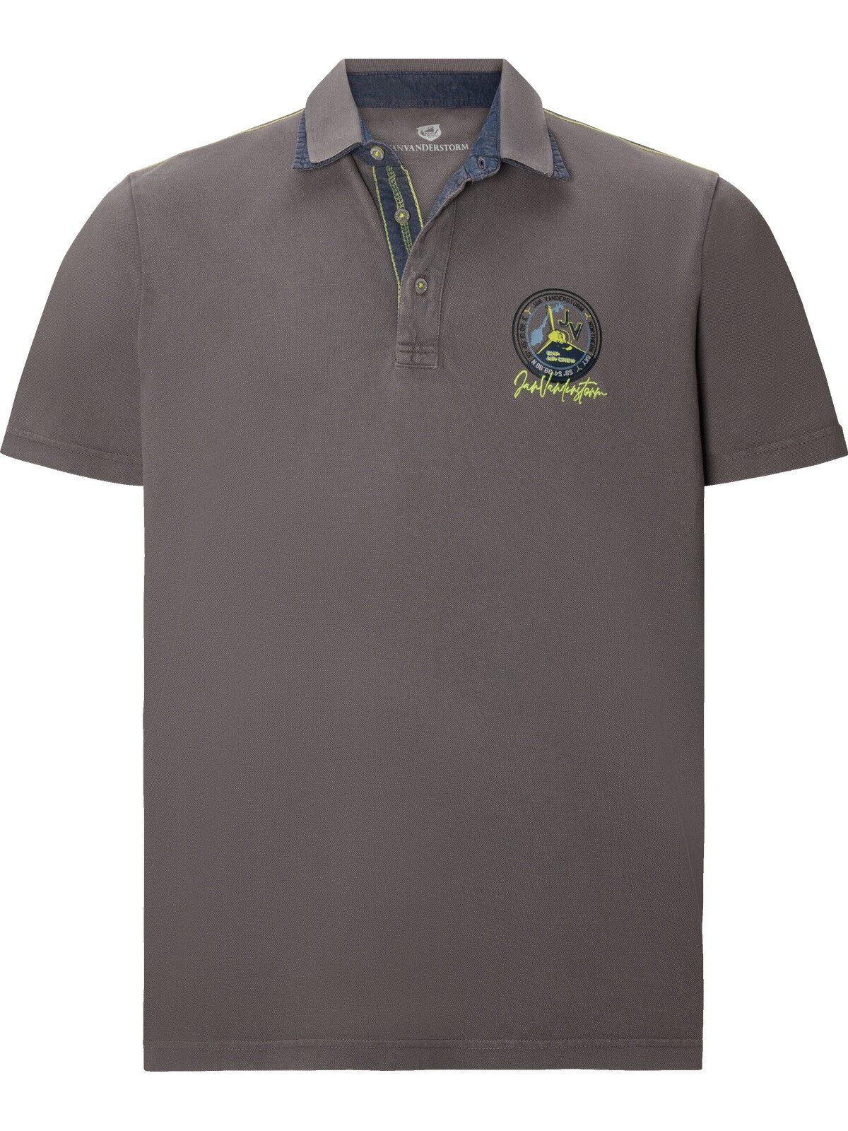 Jan Vanderstorm Poloshirt JONIN +Fit Kollektion, Doppelkragen