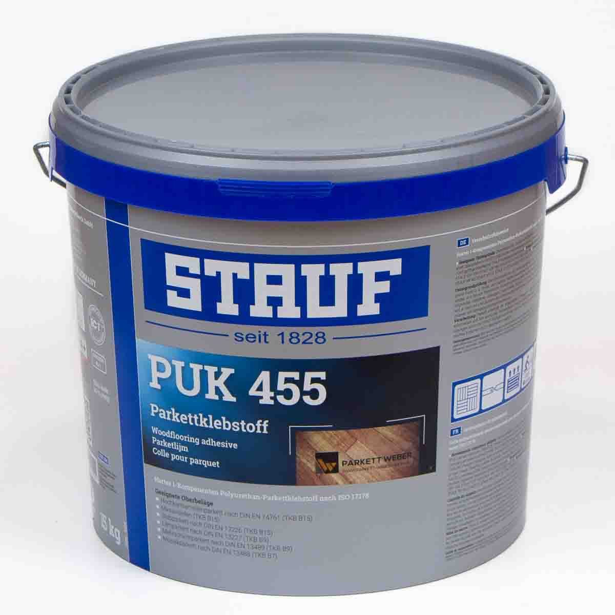 STAUF Parkettkleber Stauf PUK 455 1K-PU Parkettklebstoff 15 kg