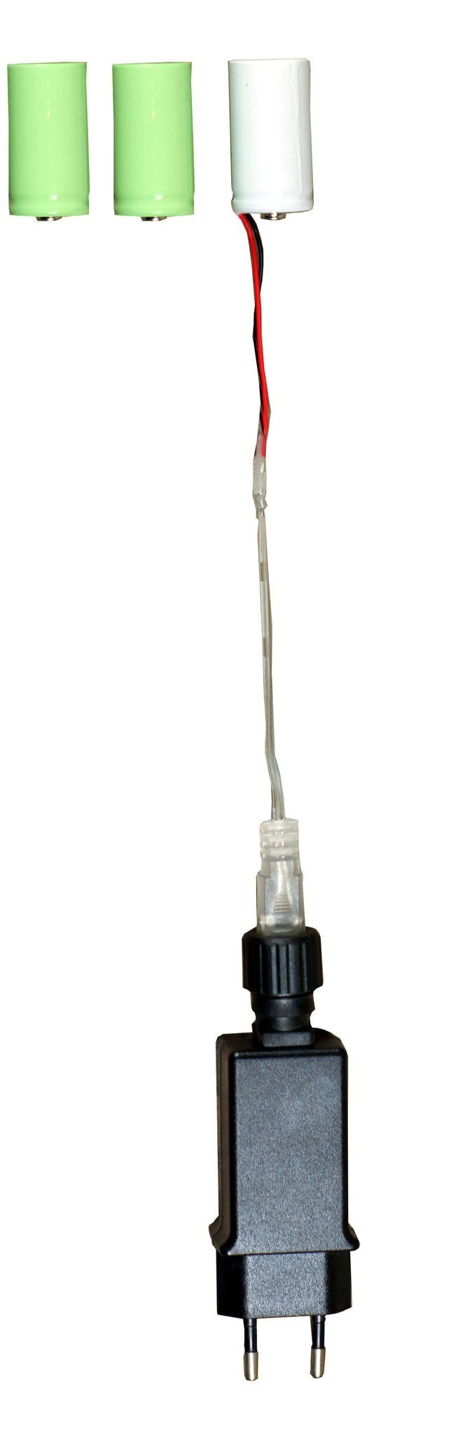Coen Bakker Deco BV Batterie Netzteil Adapter 3x C Baby LR14 Batterien 4,5V Adapter, 400 cm, für LED-Geräte