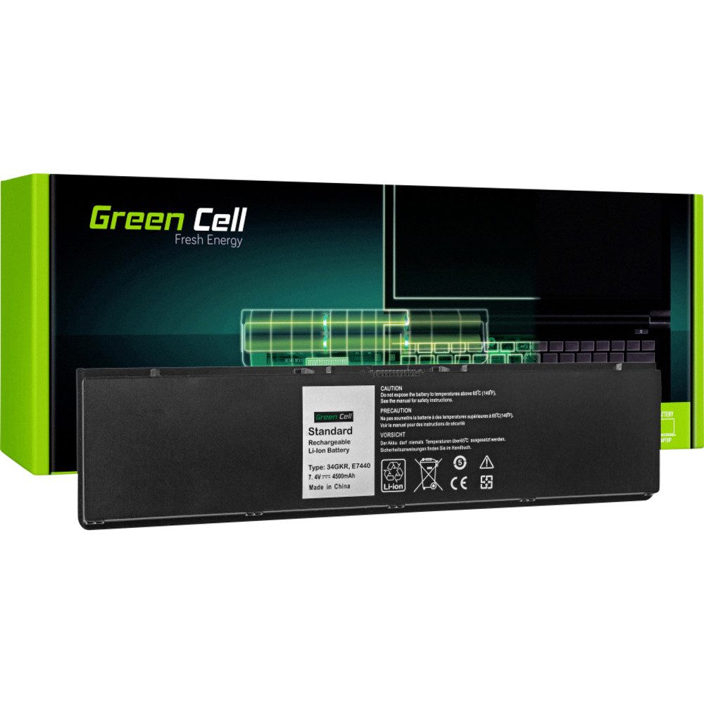 Green Cell Green Cell Notebook-Akku 34GKR 3RNFD PFXCR 7.4 V 4400 mAh Dell Laptop-Akku 4400 mAh